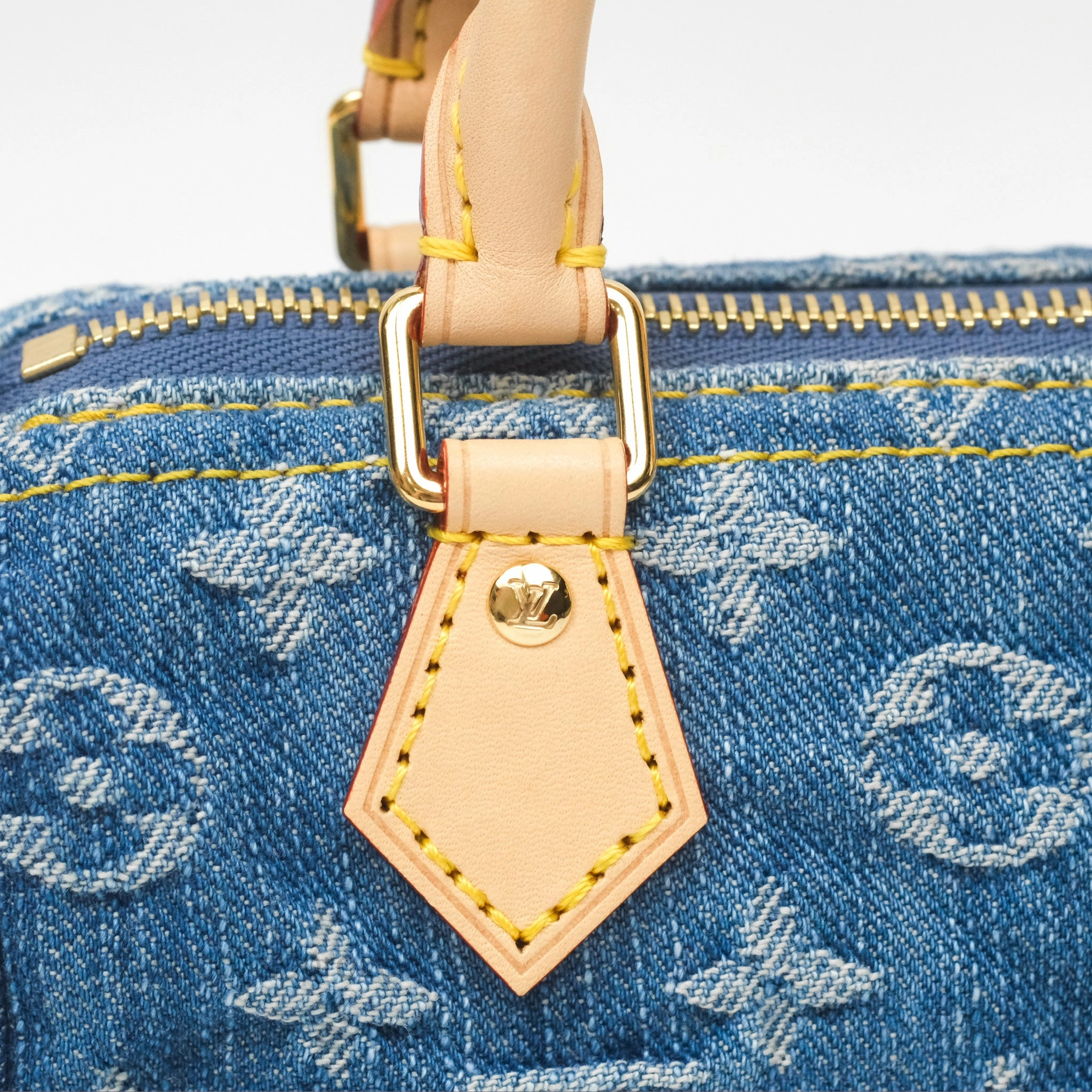 Louis Vuitton Nano Speedy Washed Denim Monogram