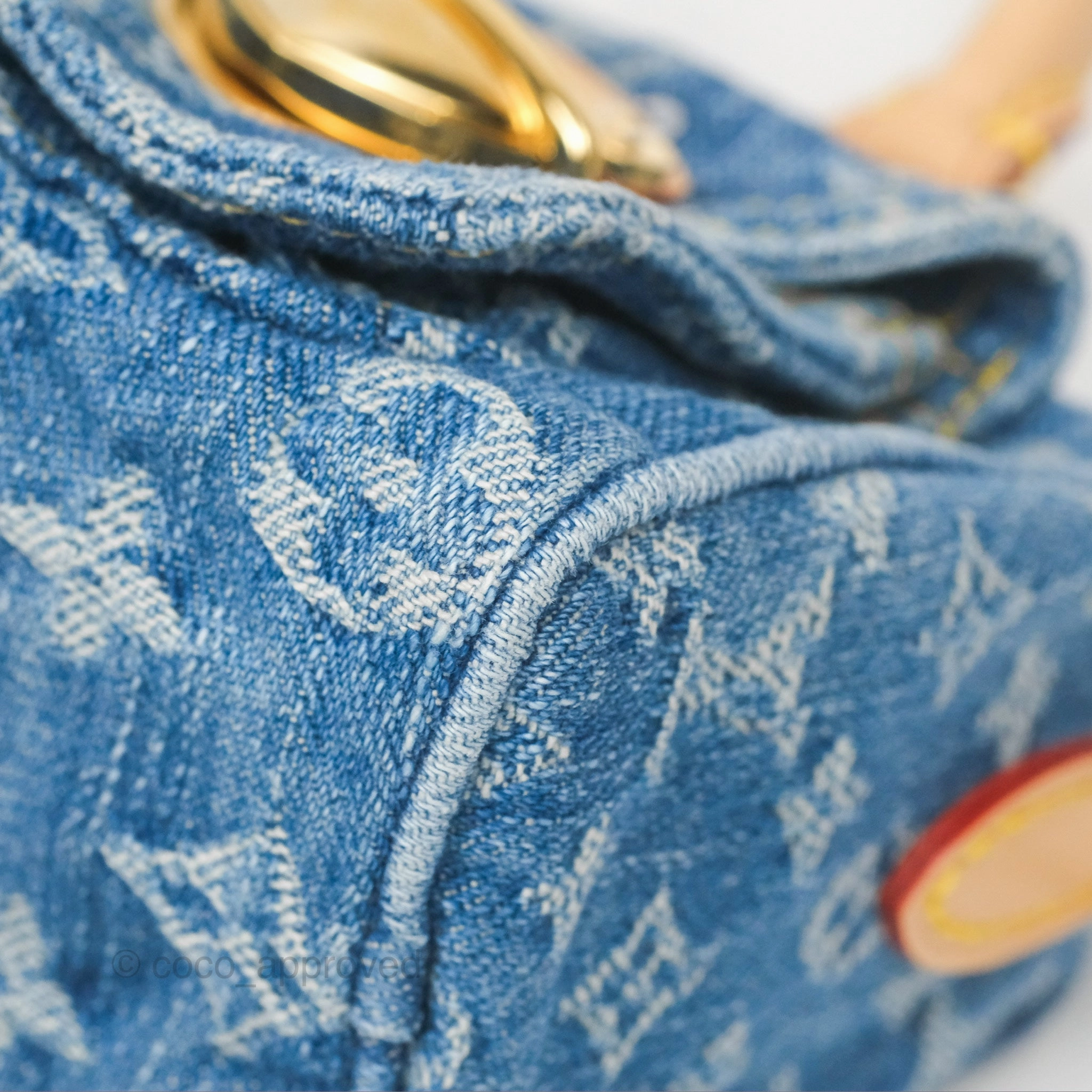 Louis Vuitton Nano Speedy Washed Denim Monogram