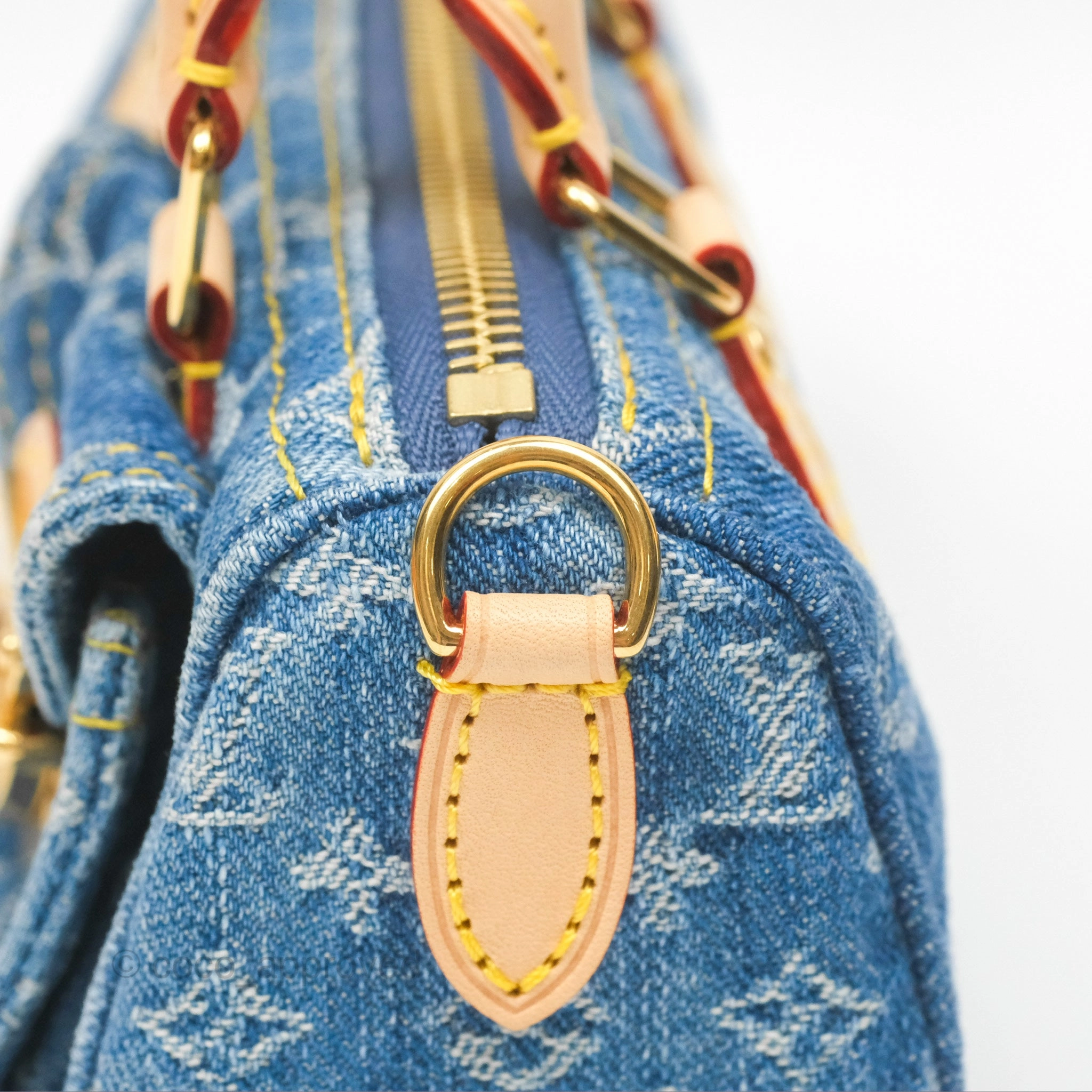 Louis Vuitton Nano Speedy Washed Denim Monogram