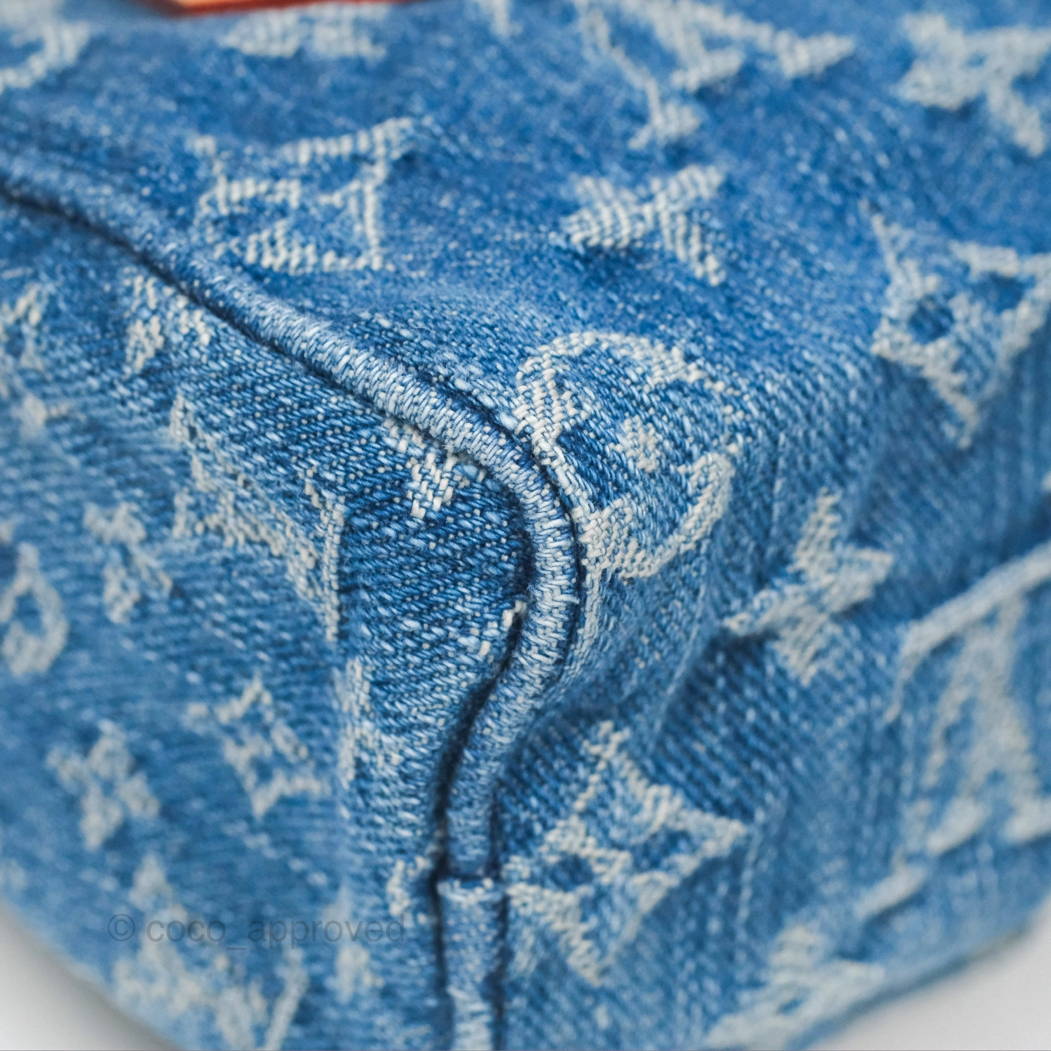 Louis Vuitton Nano Speedy Washed Denim Monogram