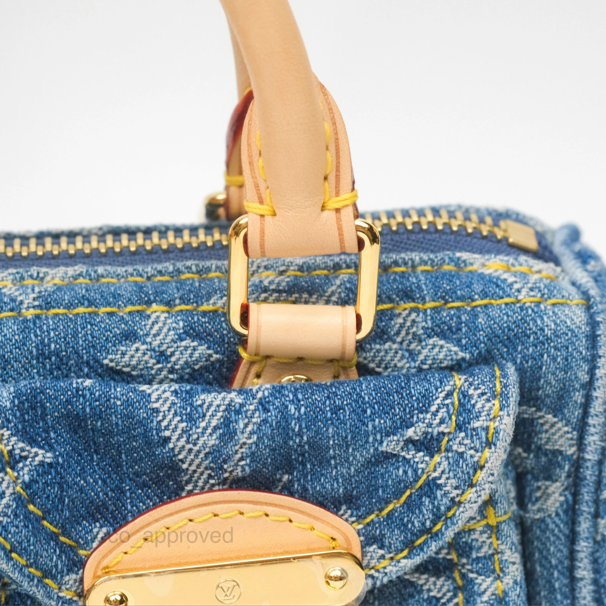 Louis Vuitton Nano Speedy Washed Denim Monogram