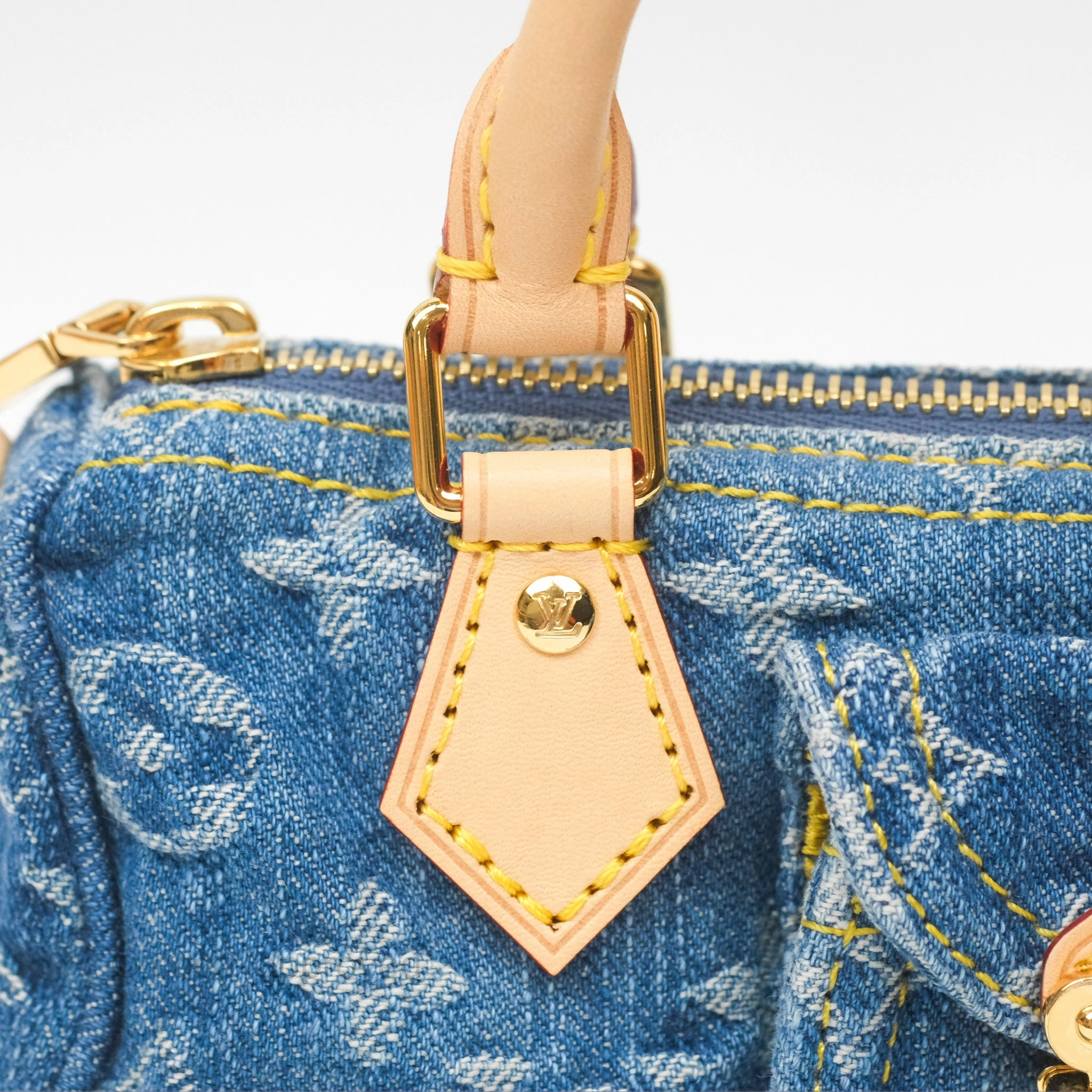 Louis Vuitton Nano Speedy Washed Denim Monogram