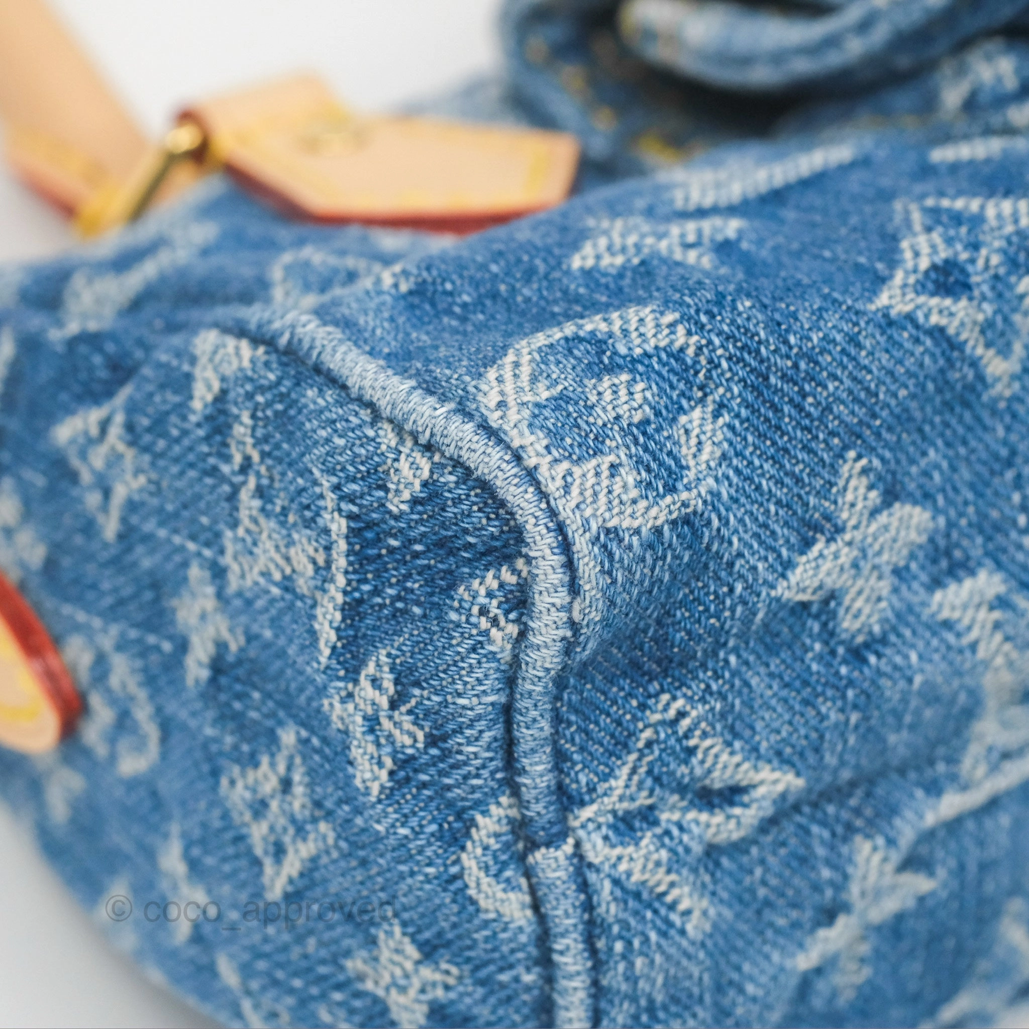 Louis Vuitton Nano Speedy Washed Denim Monogram