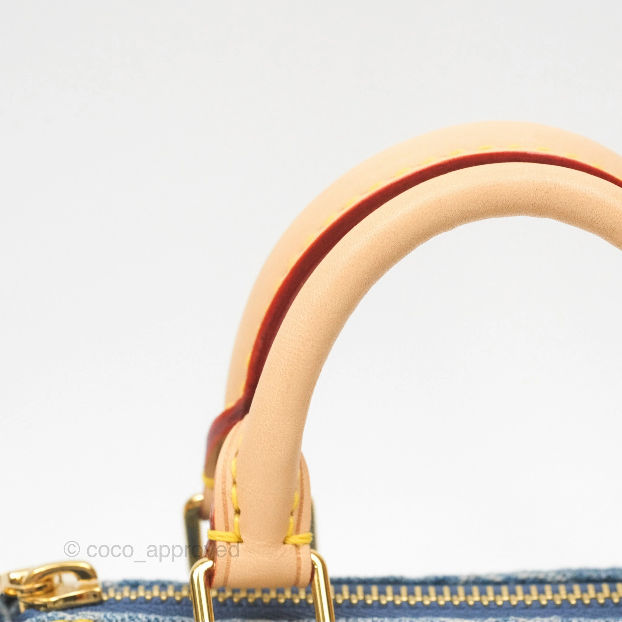 Louis Vuitton Nano Speedy Washed Denim Monogram