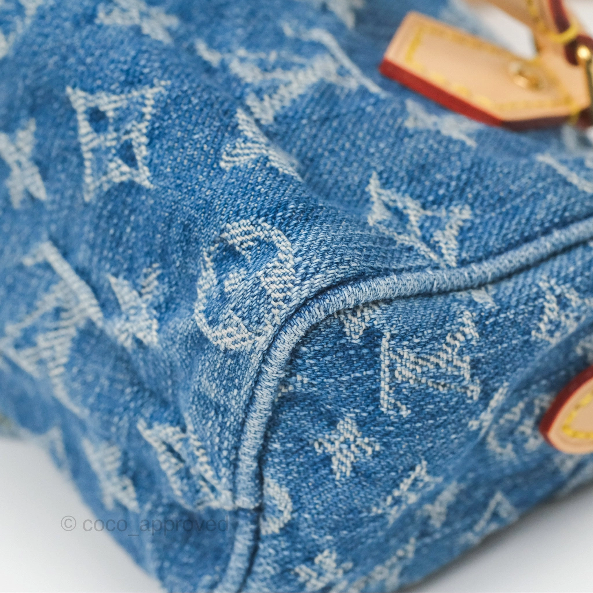 Louis Vuitton Nano Speedy Washed Denim Monogram