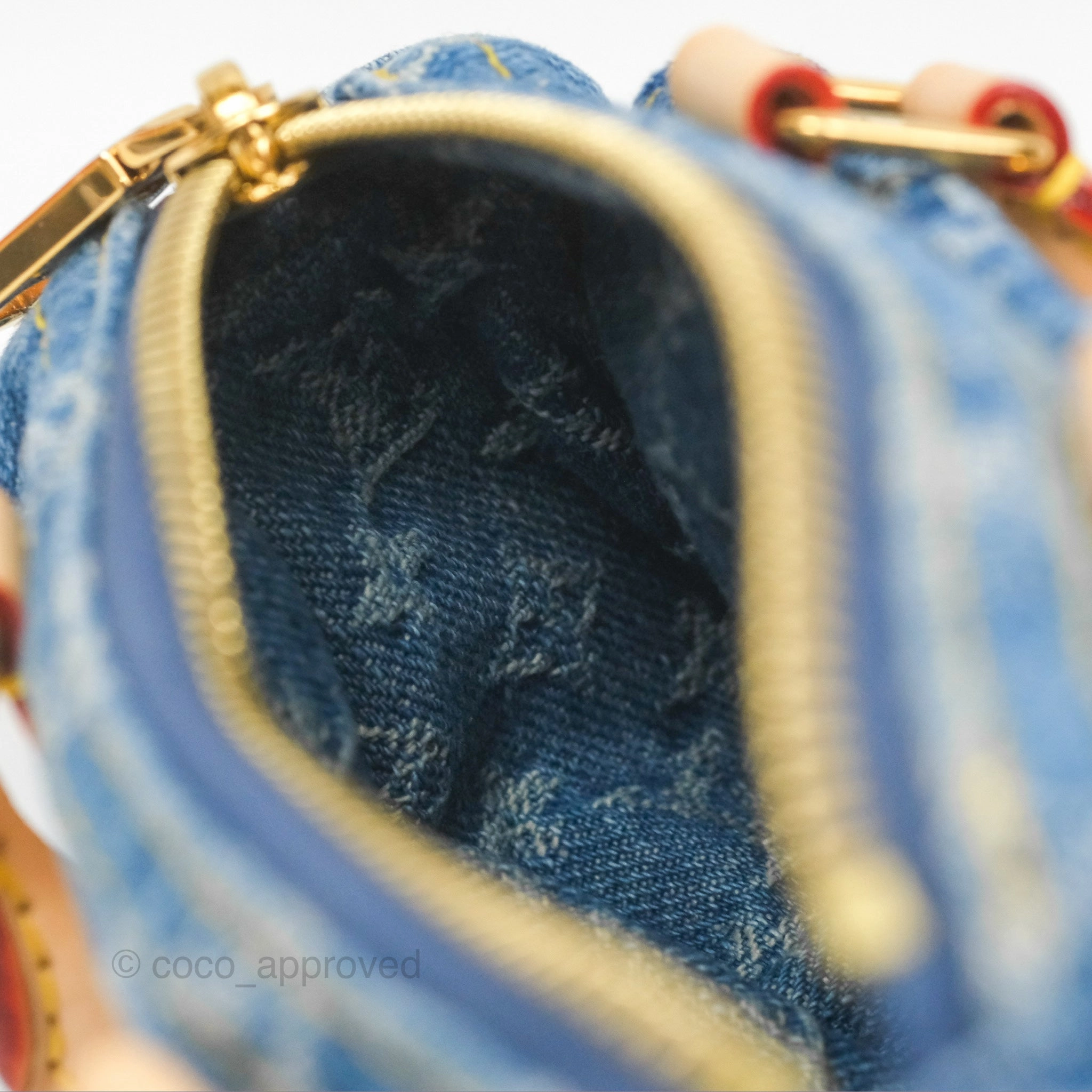 Louis Vuitton Nano Speedy Washed Denim Monogram