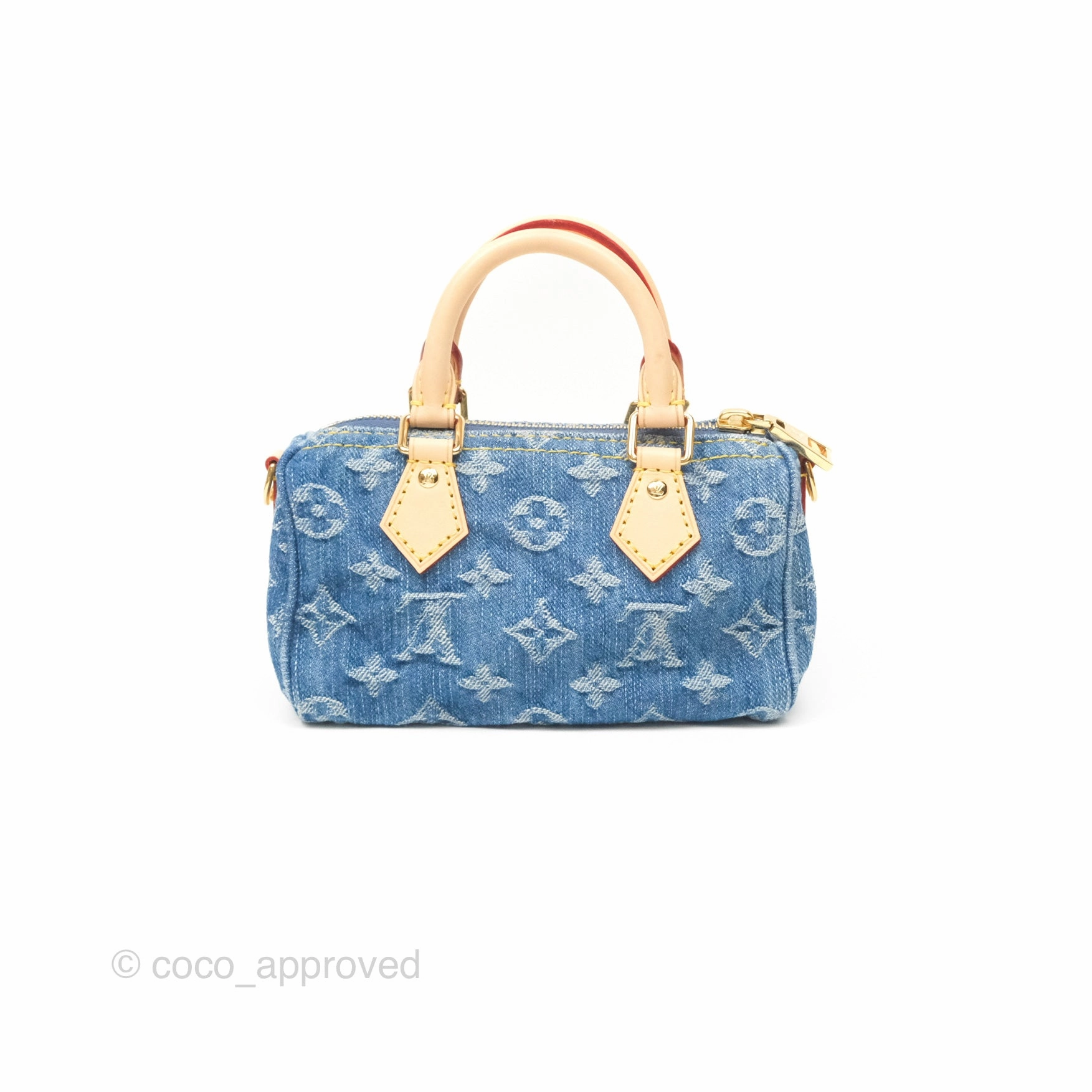 Louis Vuitton Nano Speedy Washed Denim Monogram