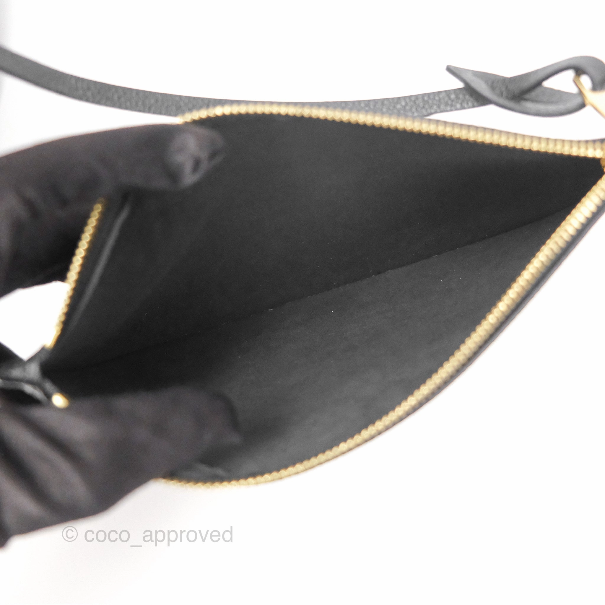 Louis Vuitton Neverfull MM Monogram Black Beige