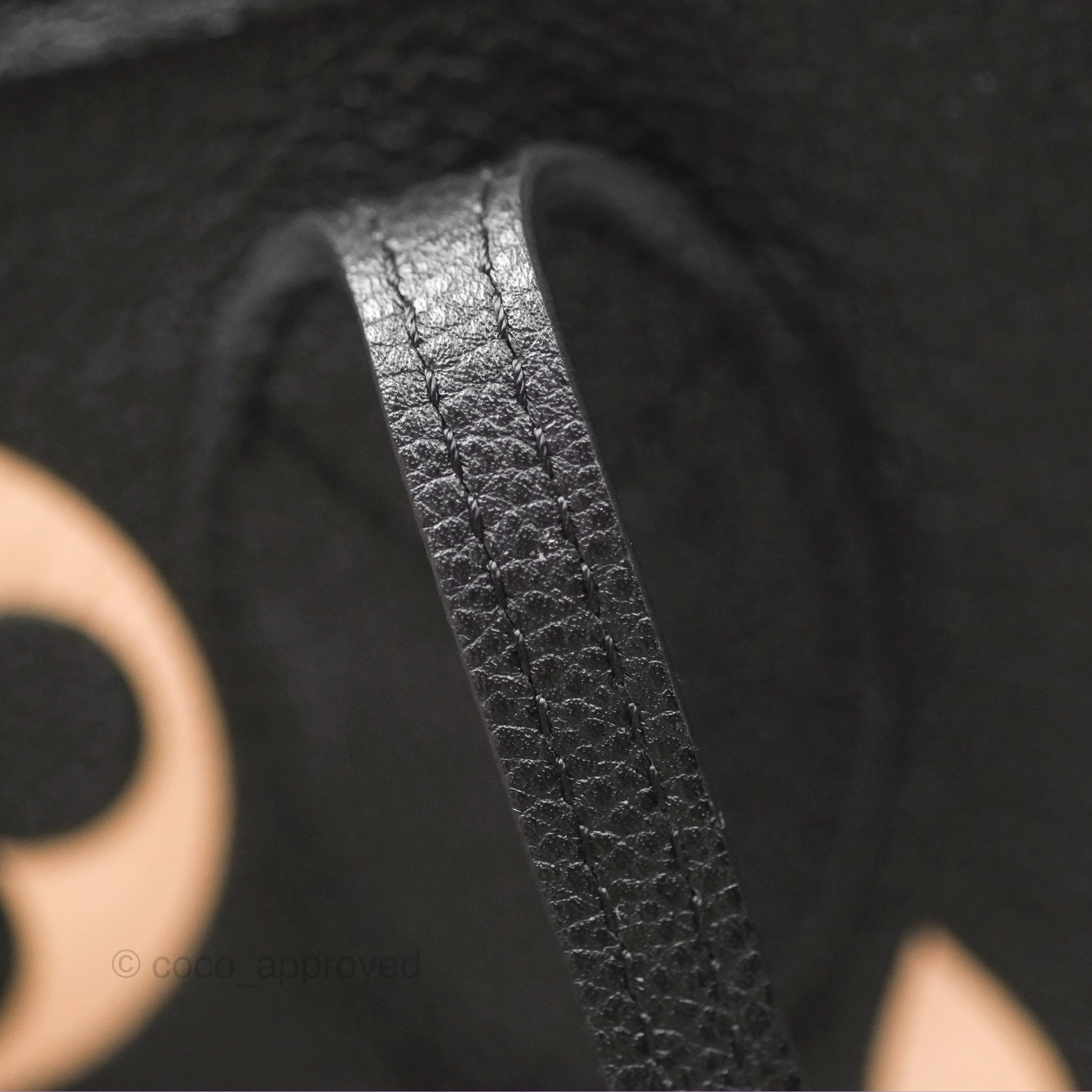 Louis Vuitton Neverfull MM Monogram Black Beige