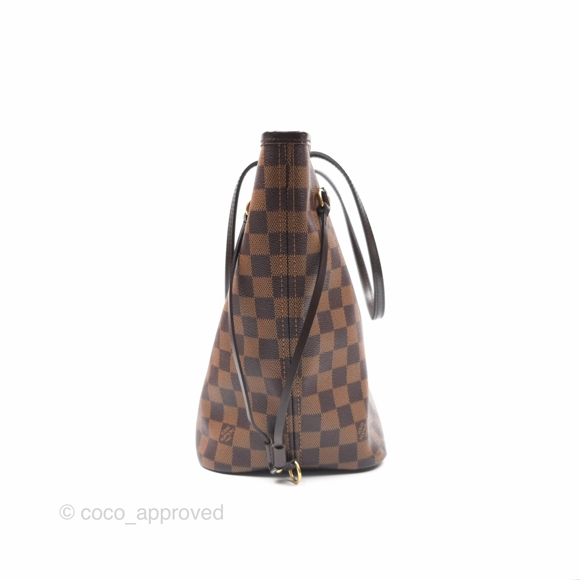 Louis Vuitton Neverfull MM Tote Bag Damier Ebene Canvas