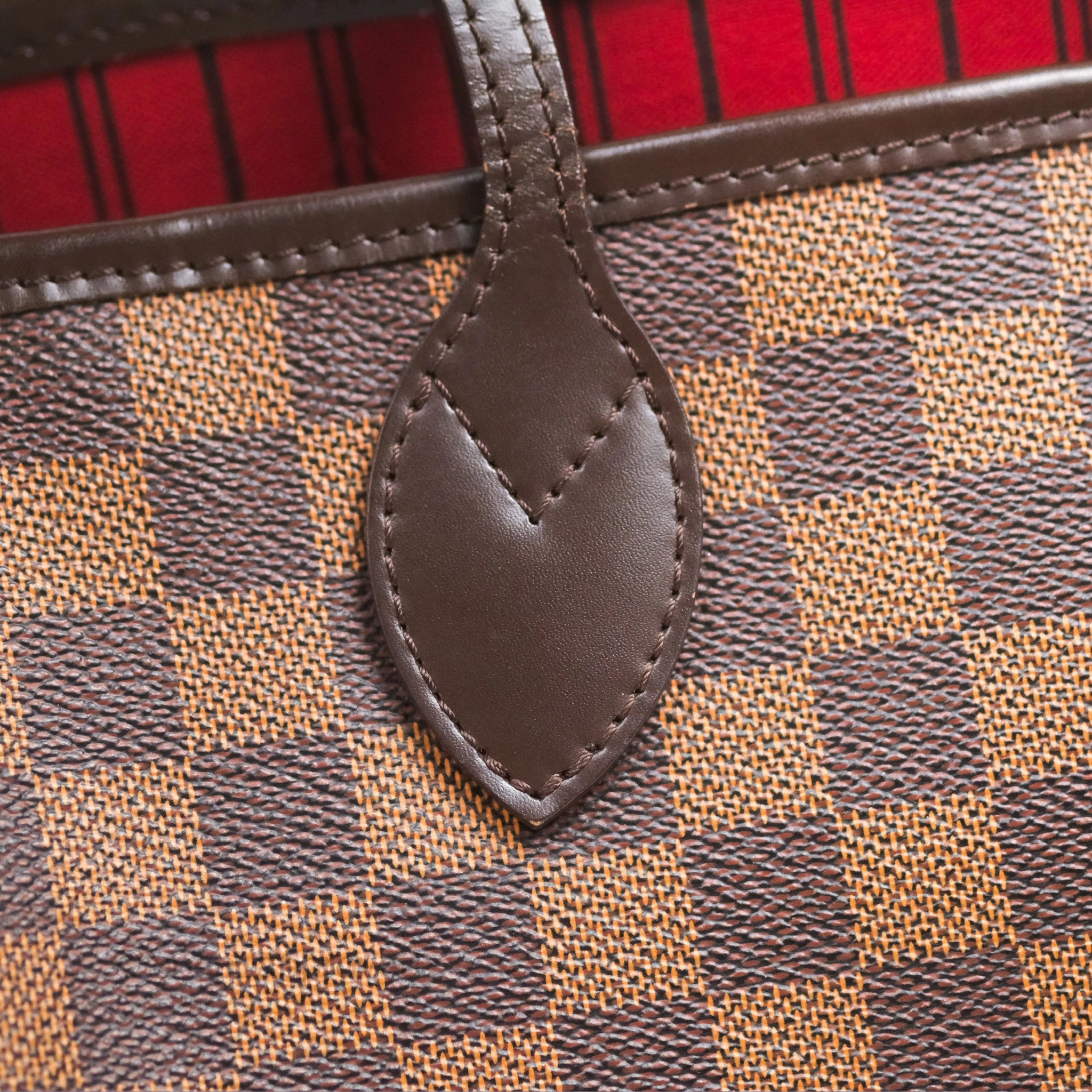 Louis Vuitton Neverfull MM Tote Bag Damier Ebene Canvas