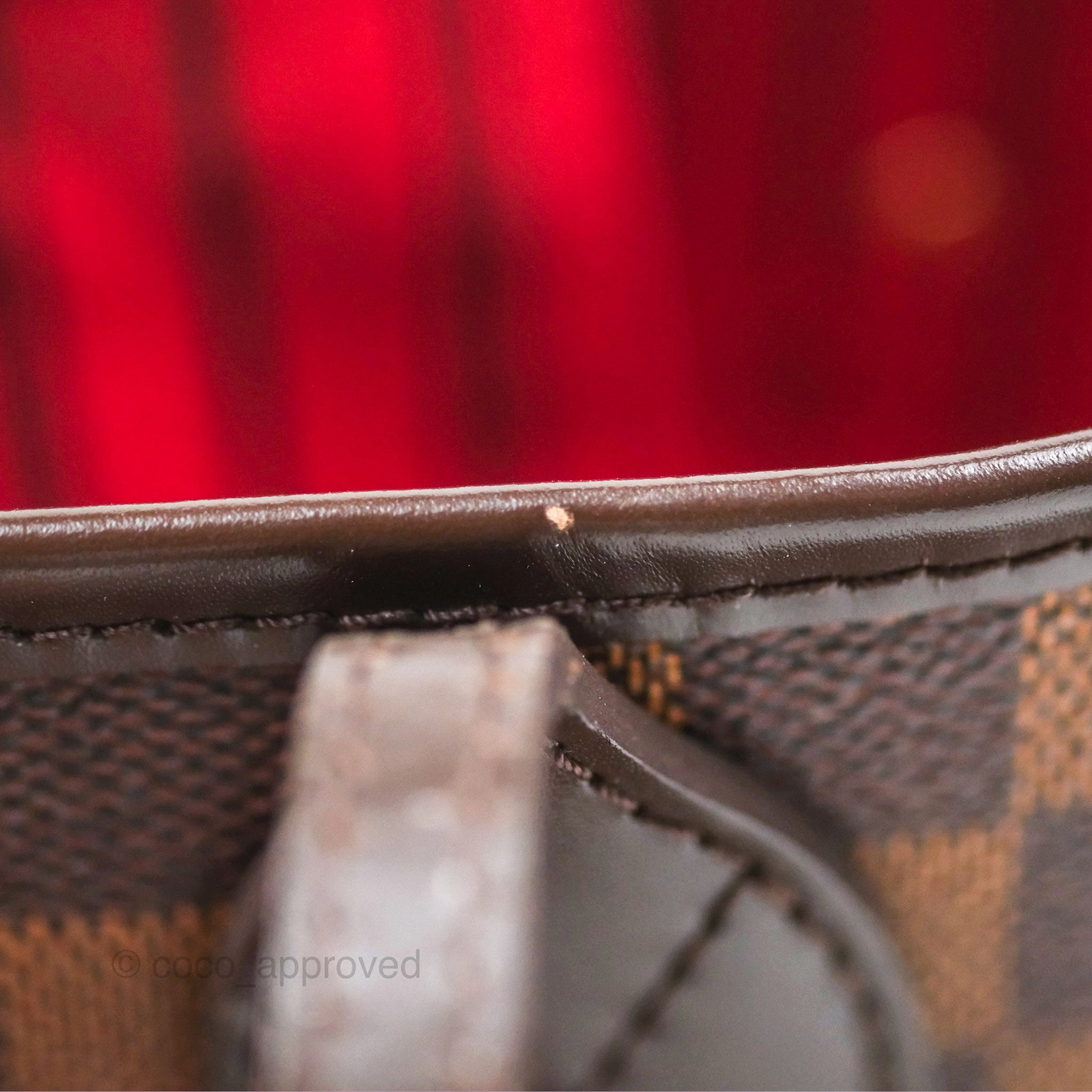 Louis Vuitton Neverfull MM Tote Bag Damier Ebene Canvas