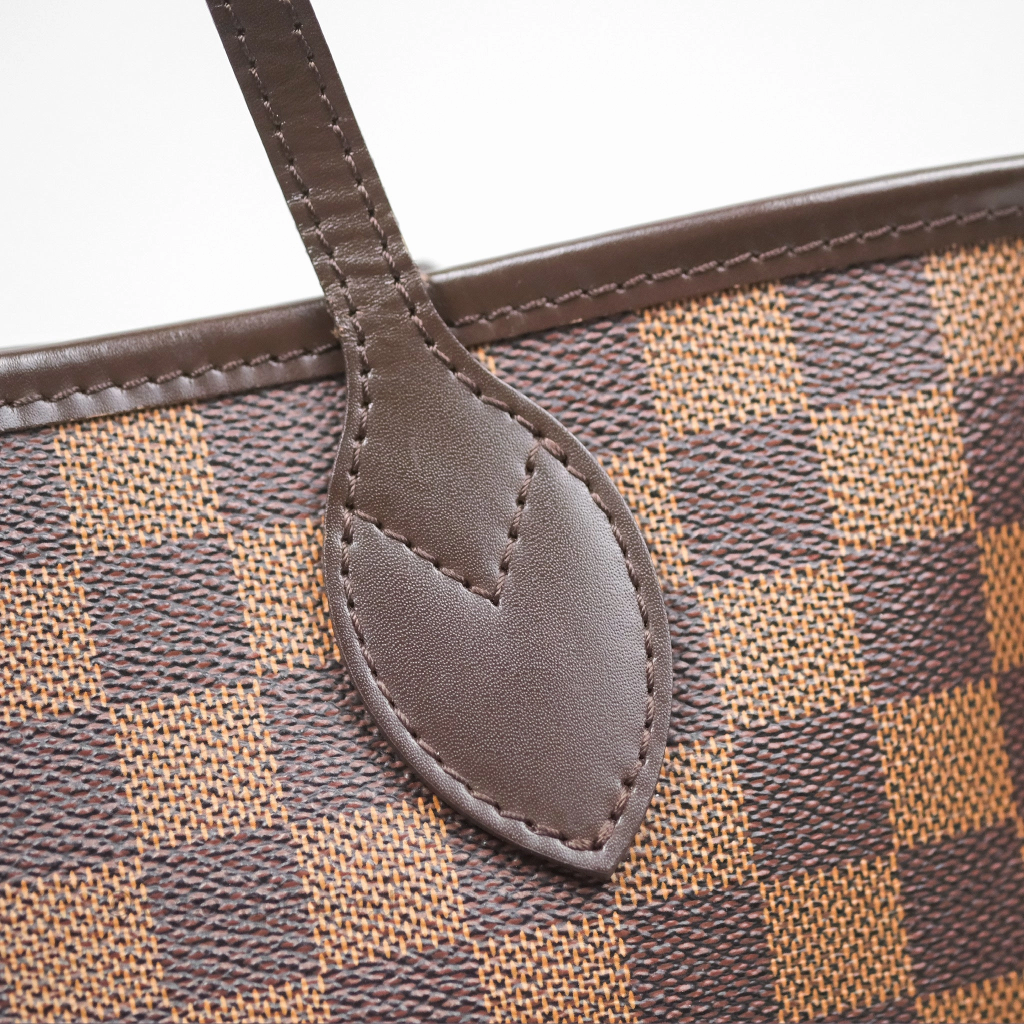 Louis Vuitton Neverfull MM Tote Bag Damier Ebene Canvas