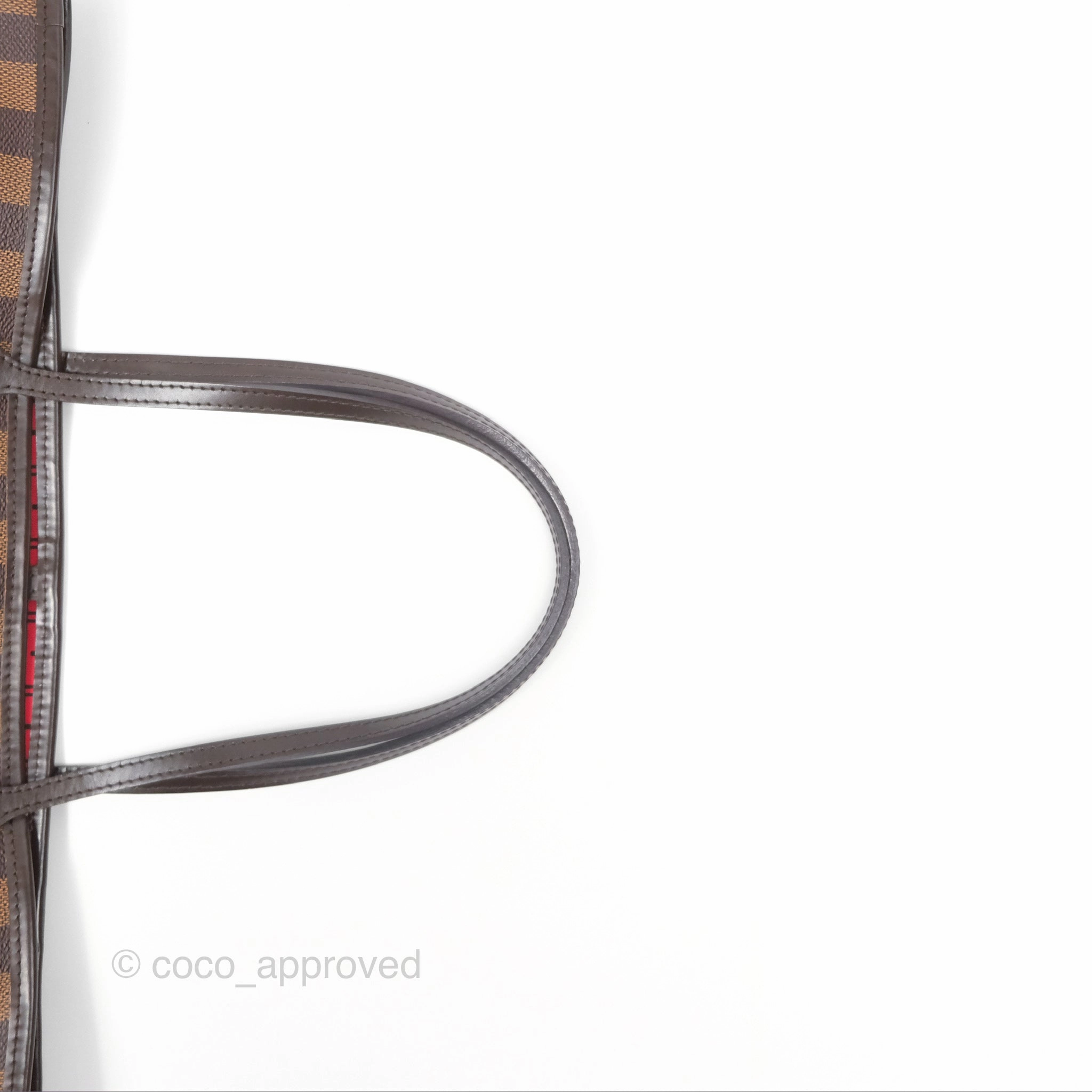 Louis Vuitton Neverfull MM Tote Bag Damier Ebene Canvas
