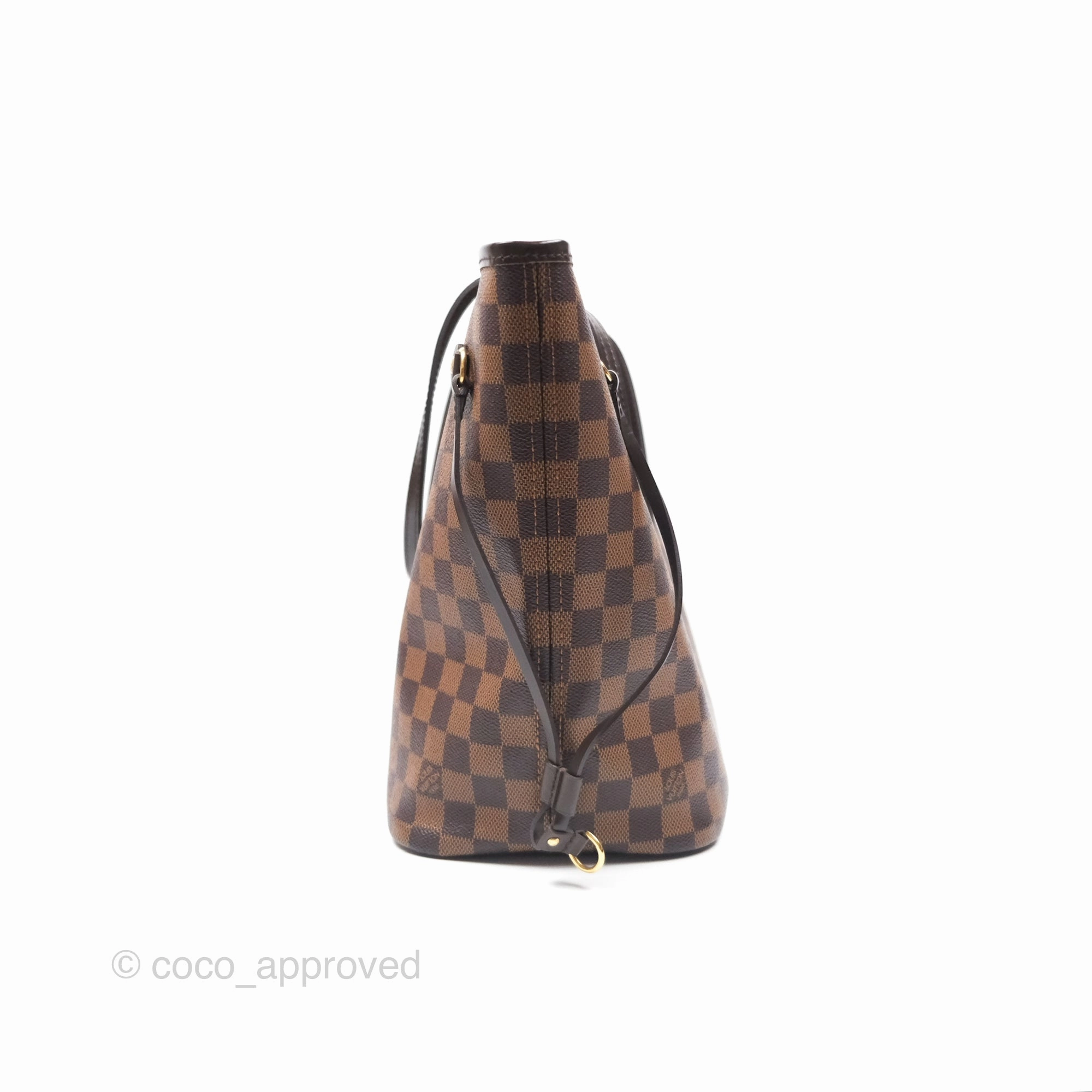 Louis Vuitton Neverfull MM Tote Bag Damier Ebene Canvas