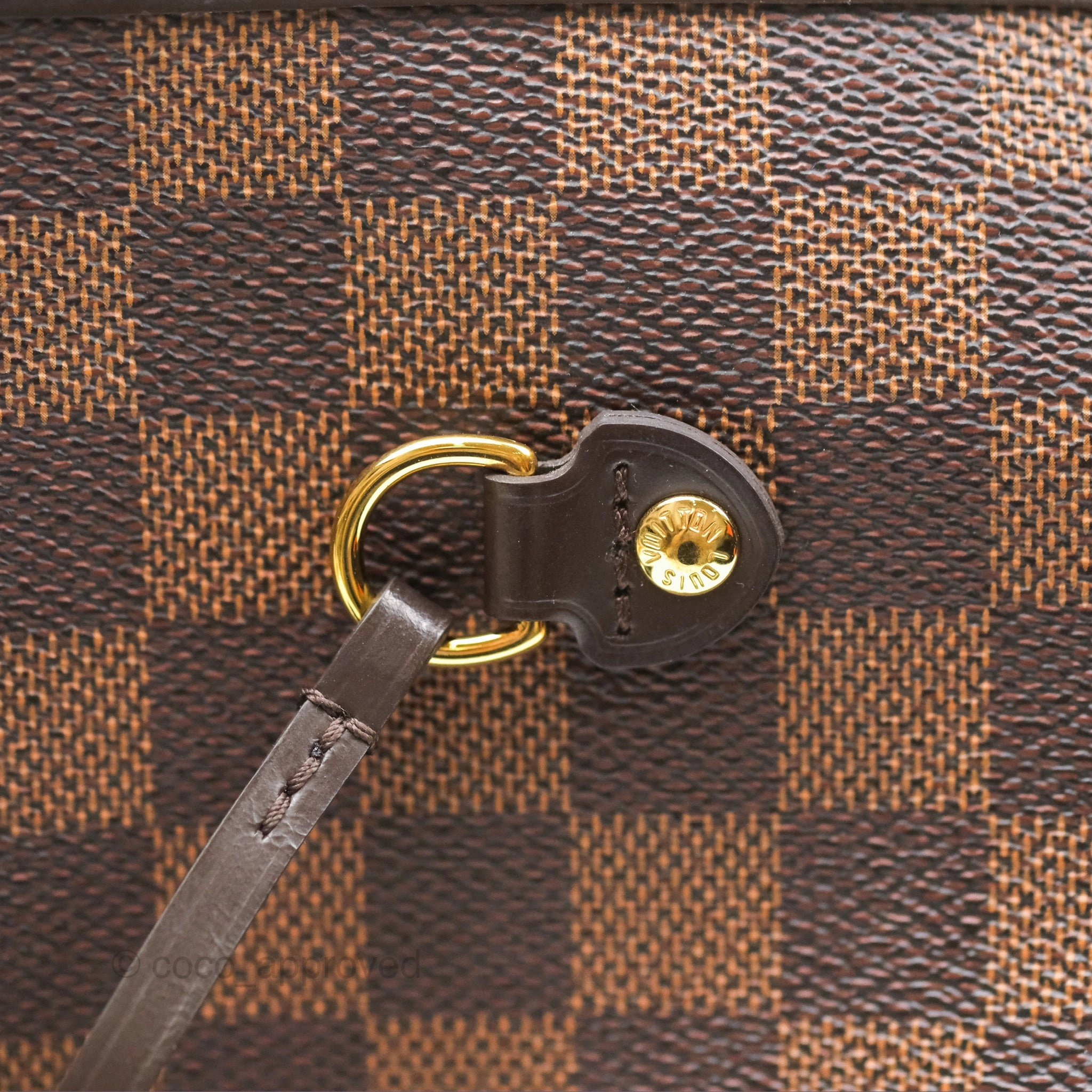 Louis Vuitton Neverfull Tote Bag GM Damier Ebene