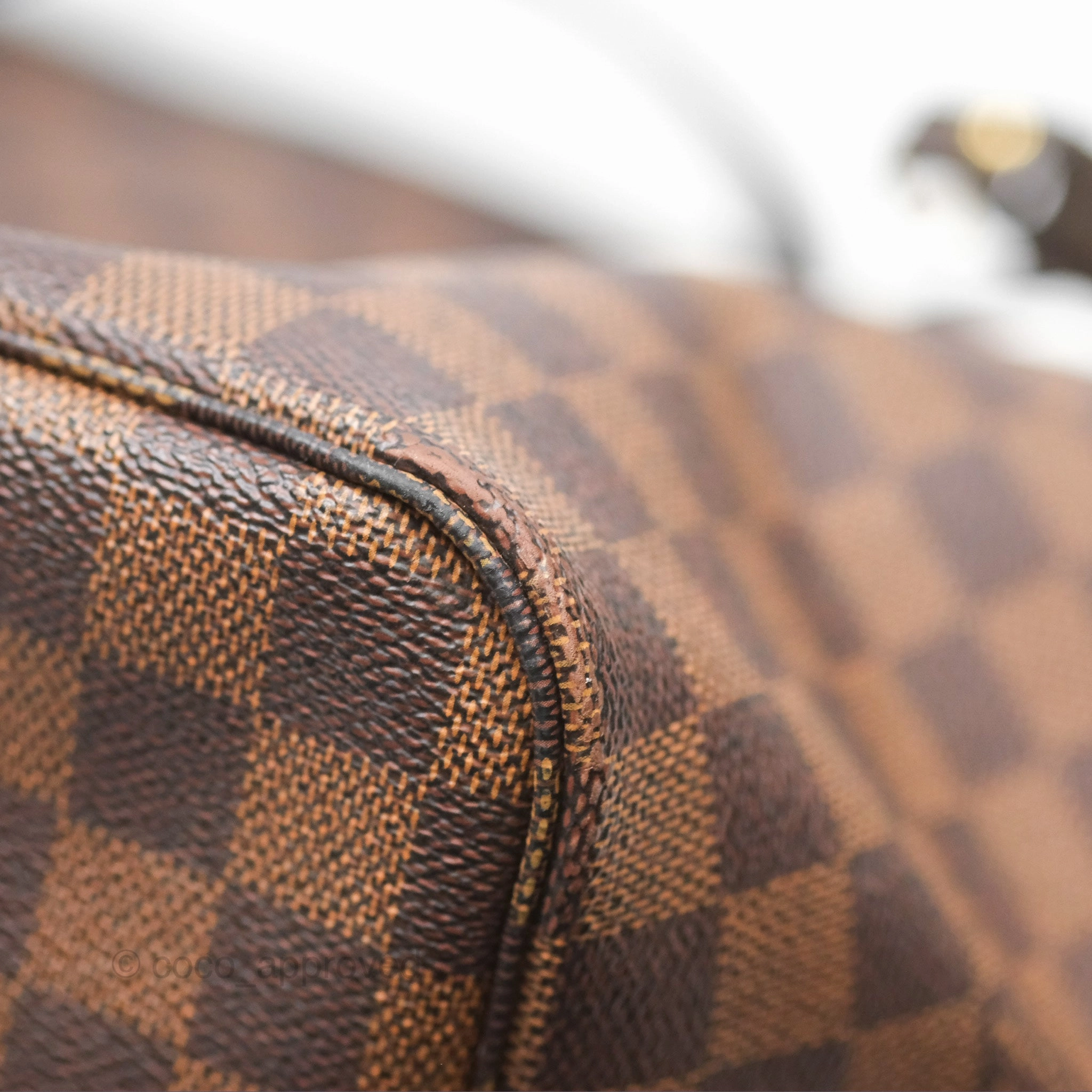 Louis Vuitton Neverfull Tote Bag GM Damier Ebene