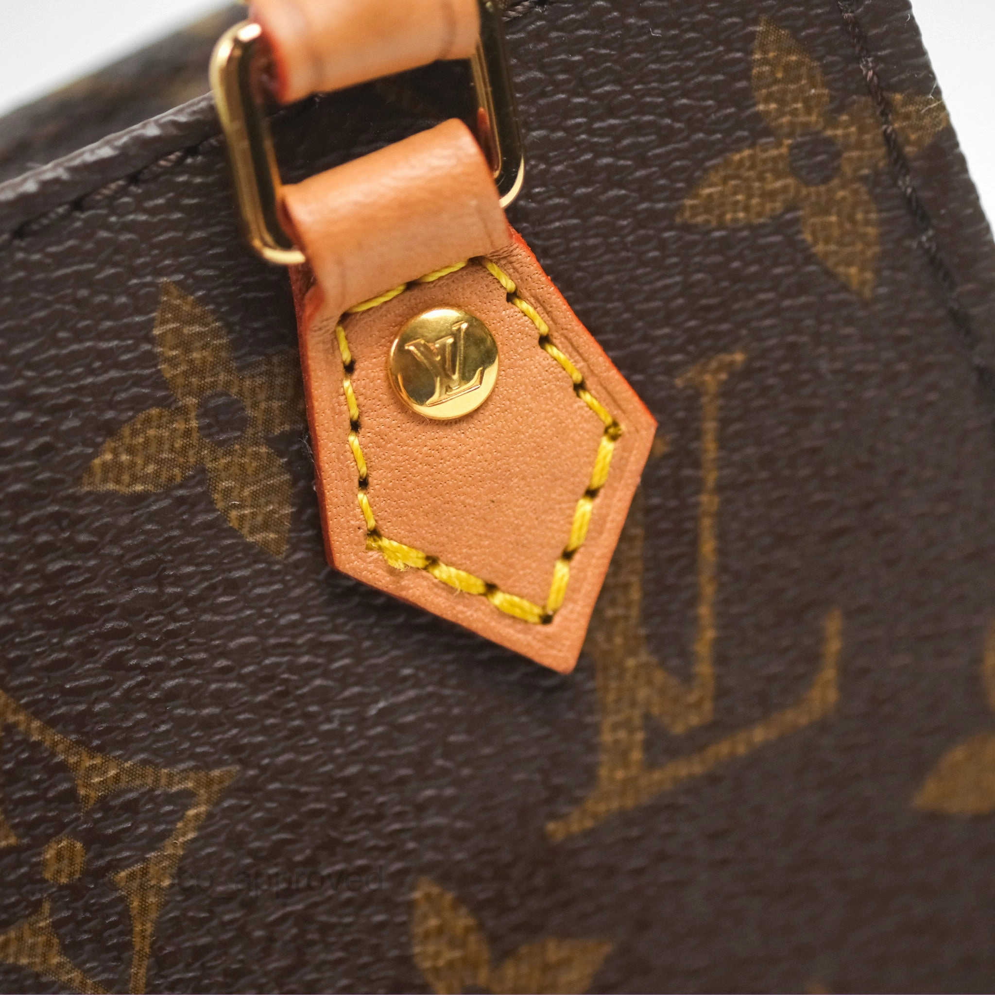 Louis Vuitton Petit Sac Plat Bag Monogram Canvas