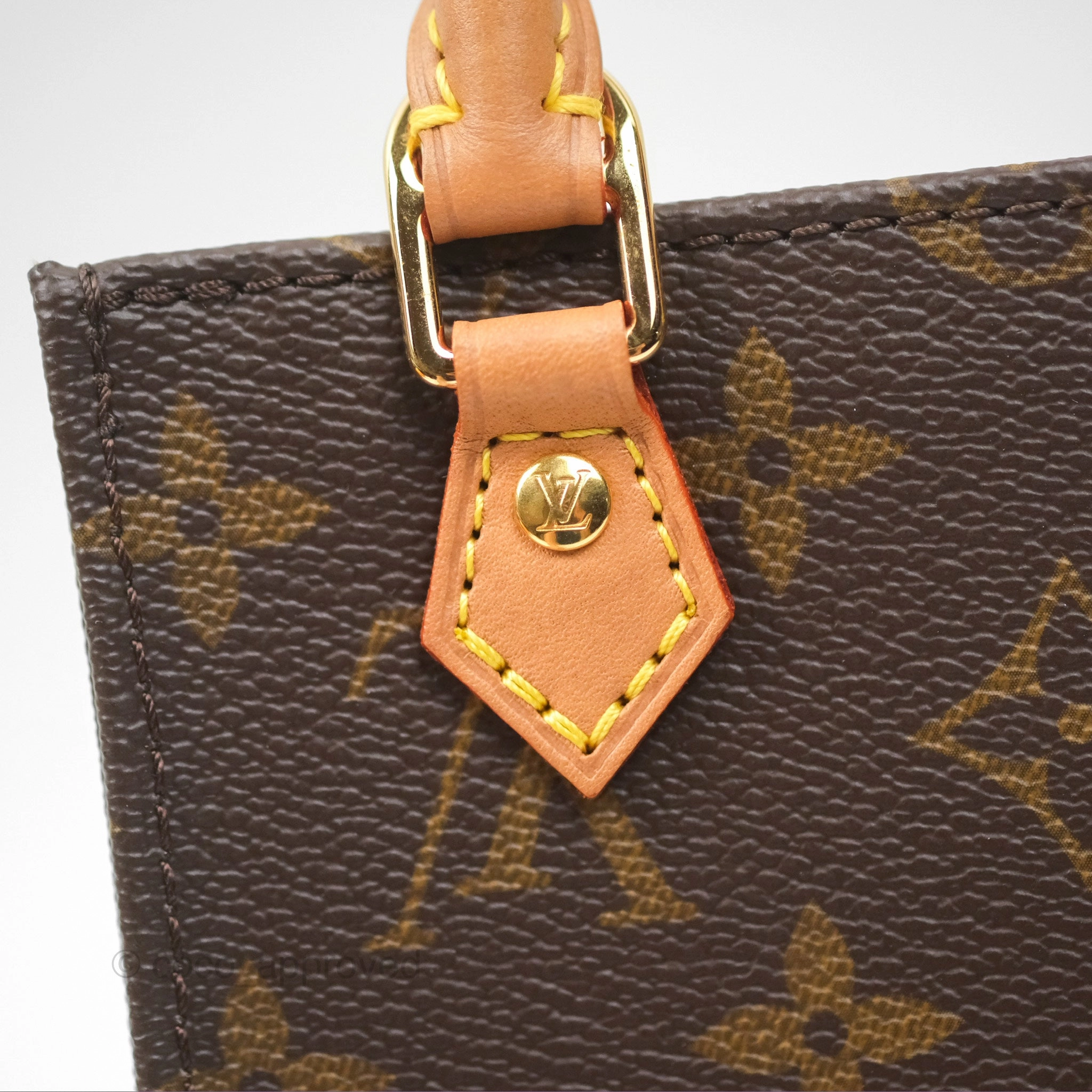 Louis Vuitton Petit Sac Plat Bag Monogram Canvas