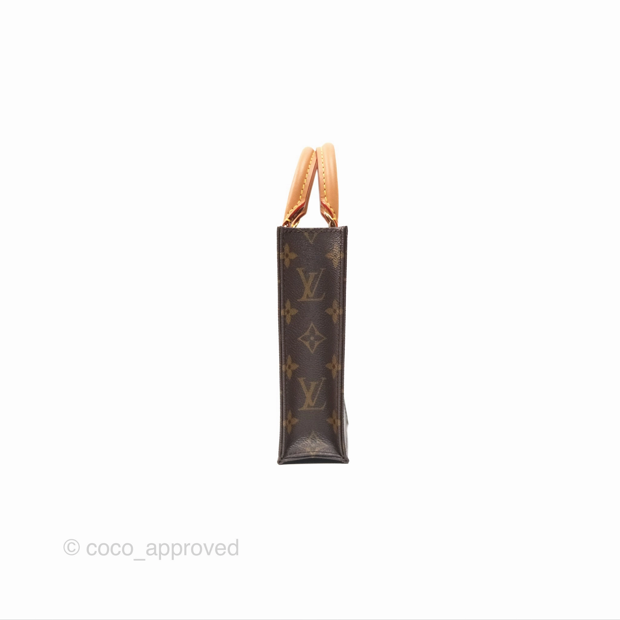 Louis Vuitton Petit Sac Plat Bag Monogram Canvas