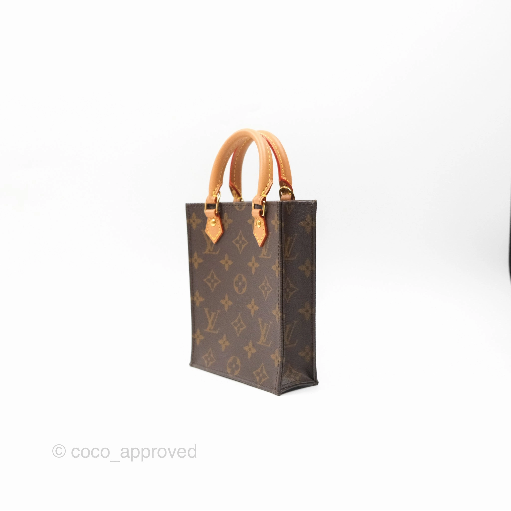 Louis Vuitton Petit Sac Plat Bag Monogram Canvas