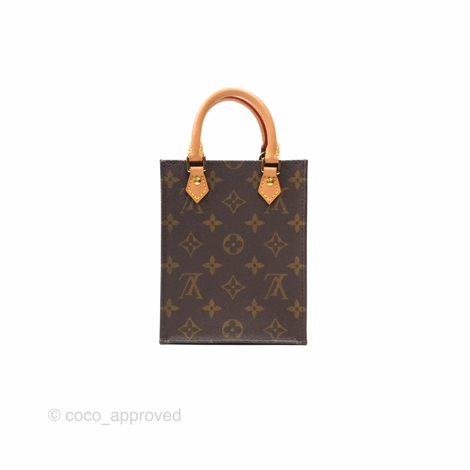 Louis Vuitton Petit Sac Plat Bag Monogram Canvas