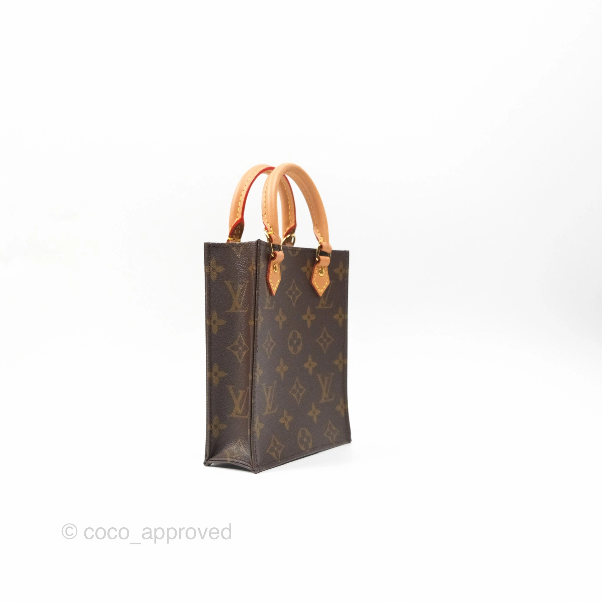 Louis Vuitton Petit Sac Plat Bag Monogram Canvas
