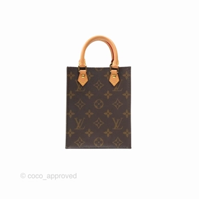 Louis Vuitton Petit Sac Plat Bag Monogram Canvas