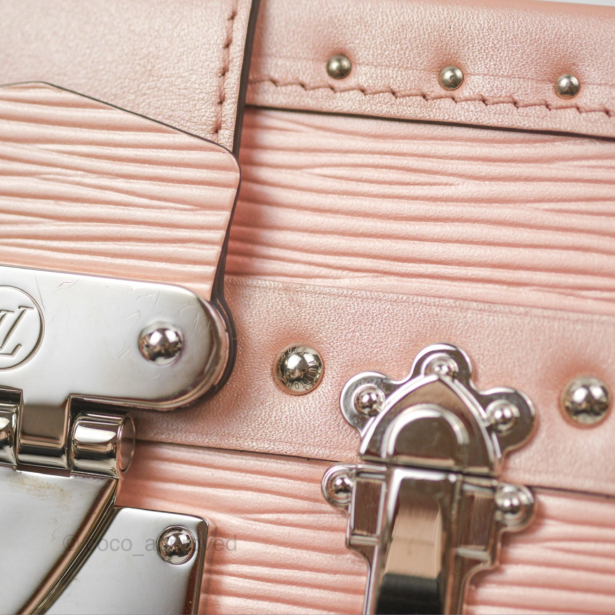 Louis Vuitton Petite Malle Rose Epi