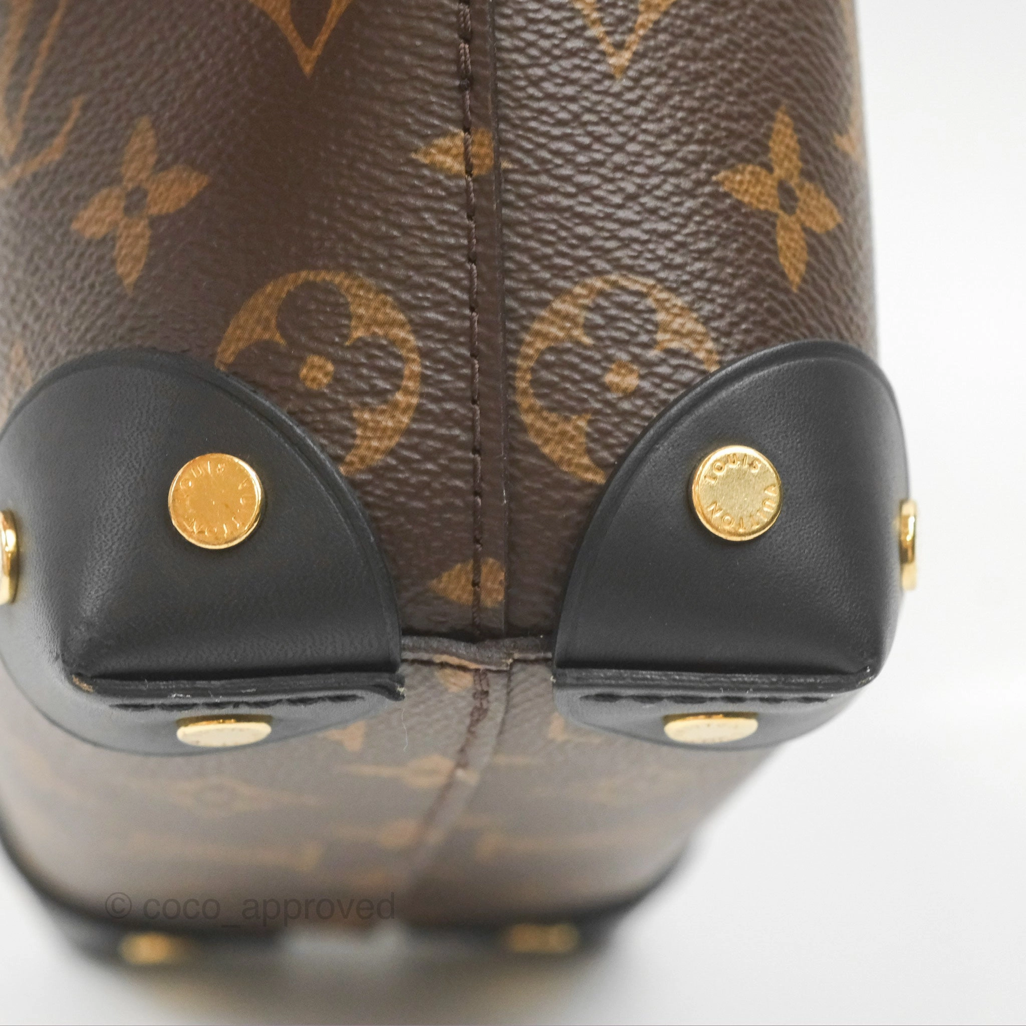 Louis Vuitton Petite Malle Souple Monogram Canvas