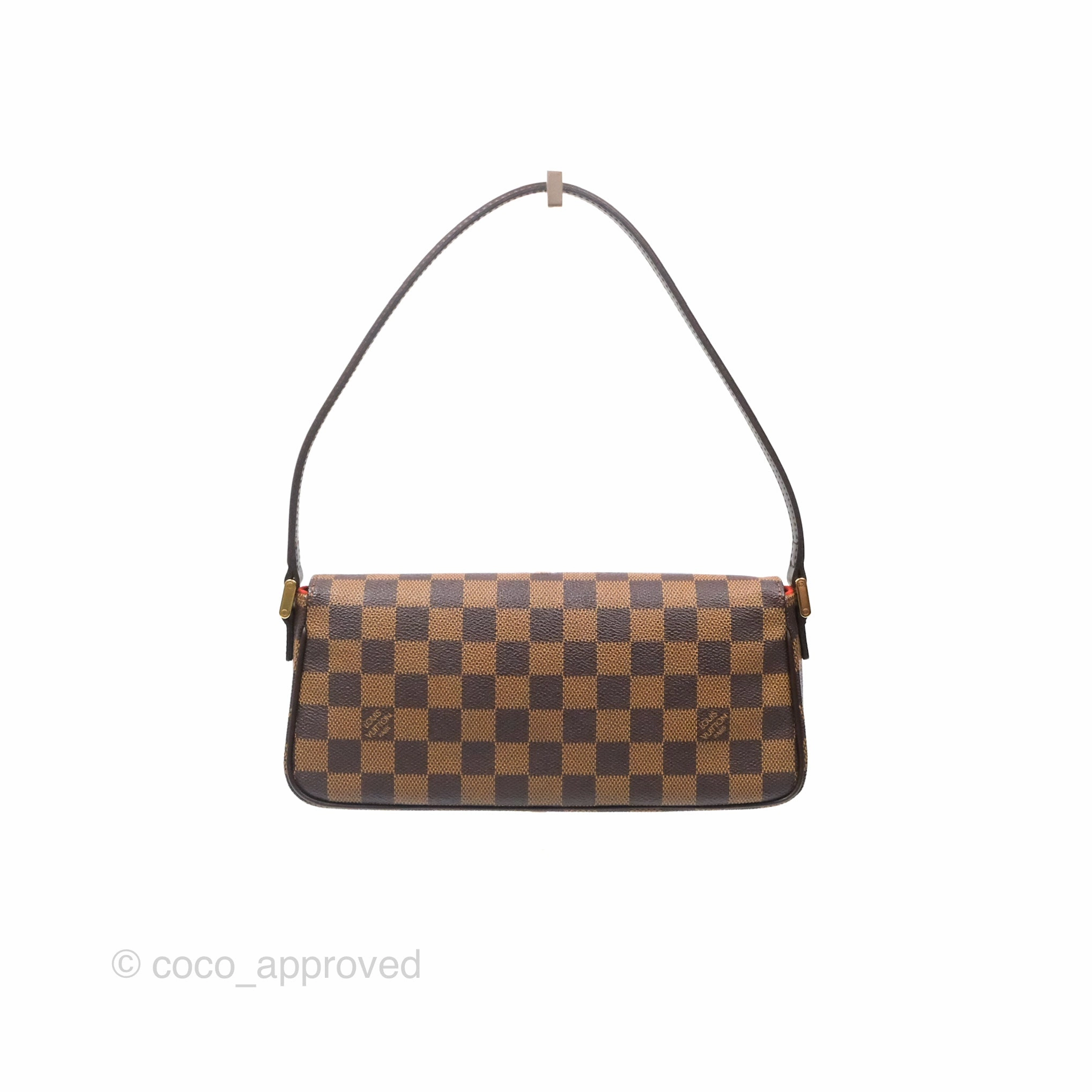 Louis Vuitton Recoleta Bag Damier Ebene Canvas