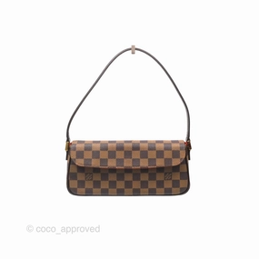Louis Vuitton Recoleta Bag Damier Ebene Canvas