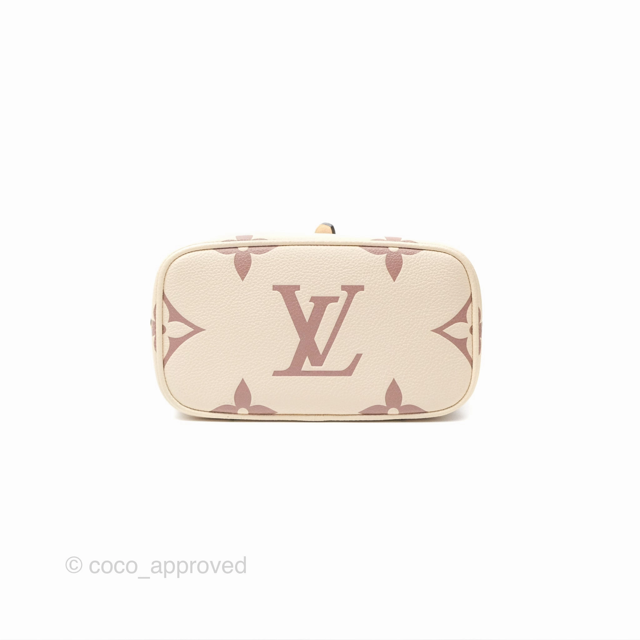 Louis Vuitton Vanity PM Empreinte Monogram Giant Creme/Bois de Rose
