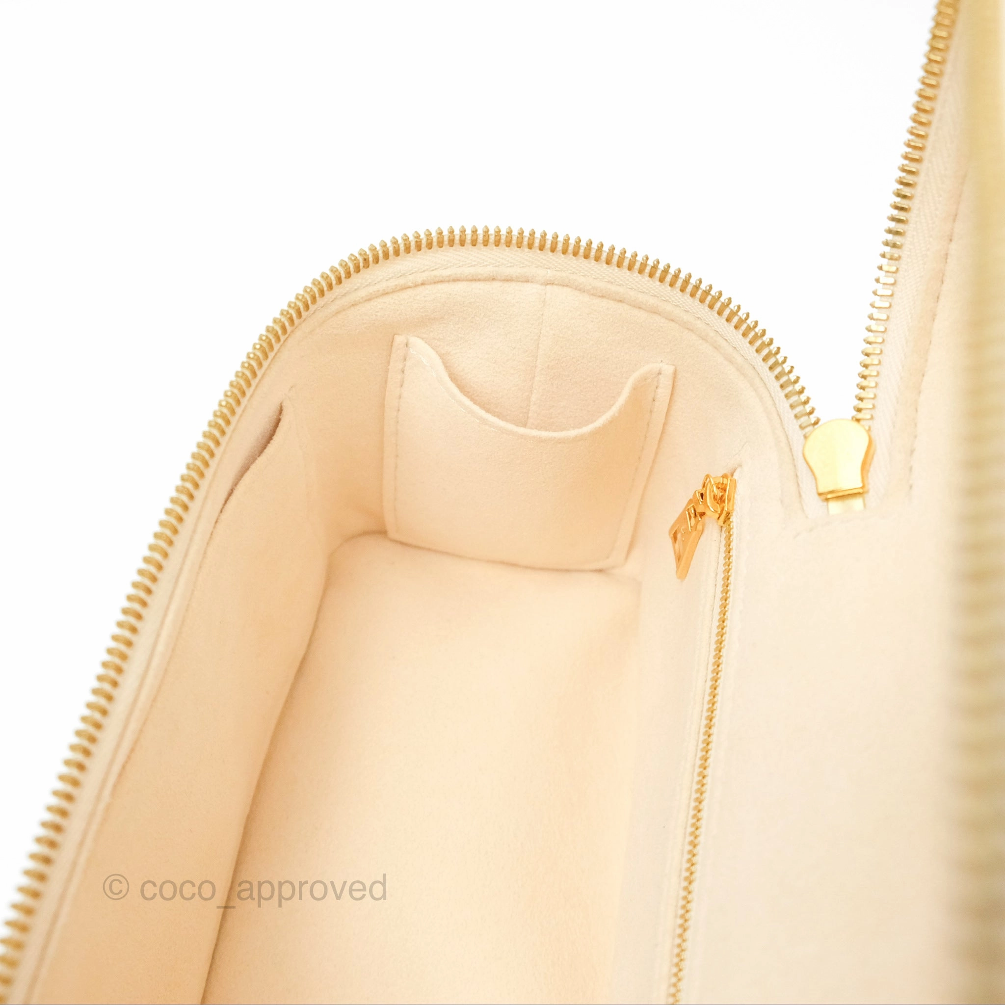 Louis Vuitton Vanity PM Empreinte Monogram Giant Creme/Bois de Rose