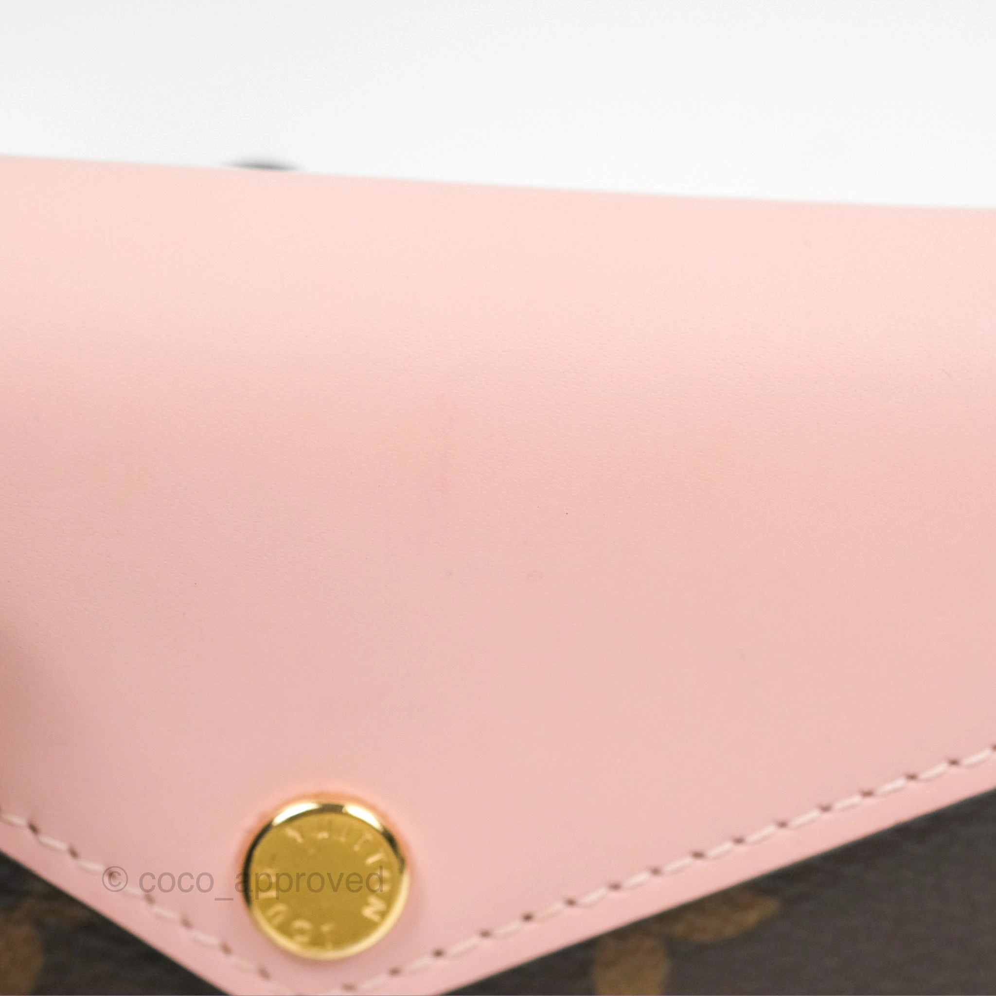 Louis Vuitton Victorine Wallet Monogram Canvas Rose Ballerina