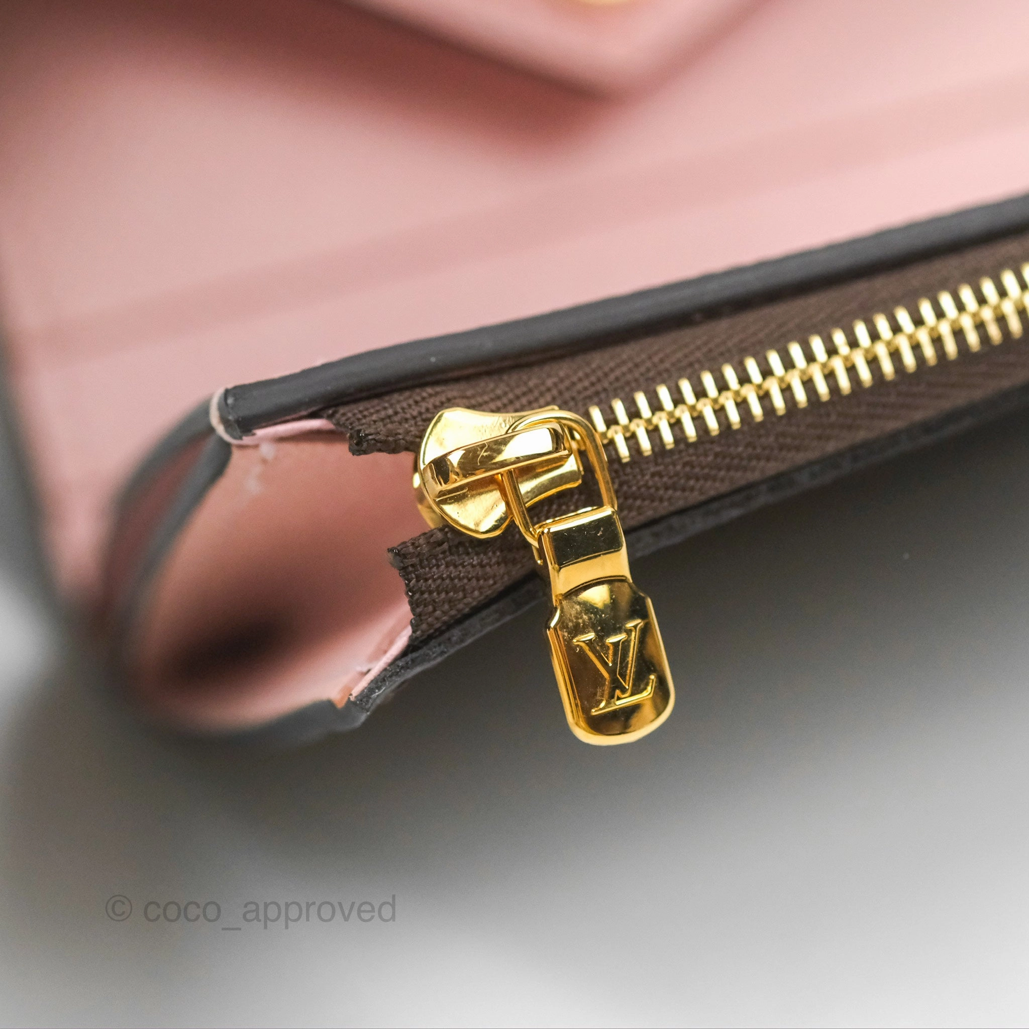 Louis Vuitton Victorine Wallet Monogram Canvas Rose Ballerina