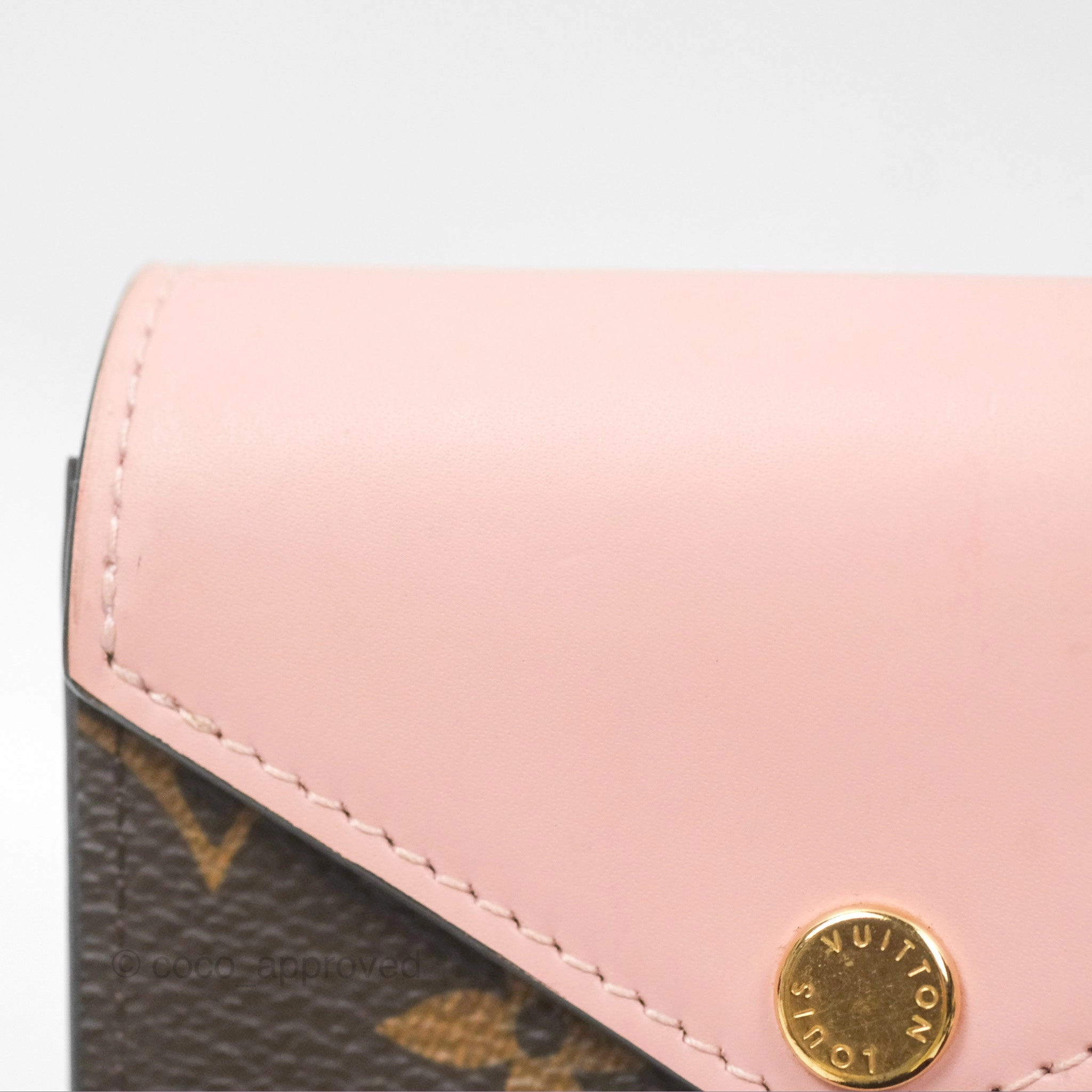 Louis Vuitton Victorine Wallet Monogram Canvas Rose Ballerina