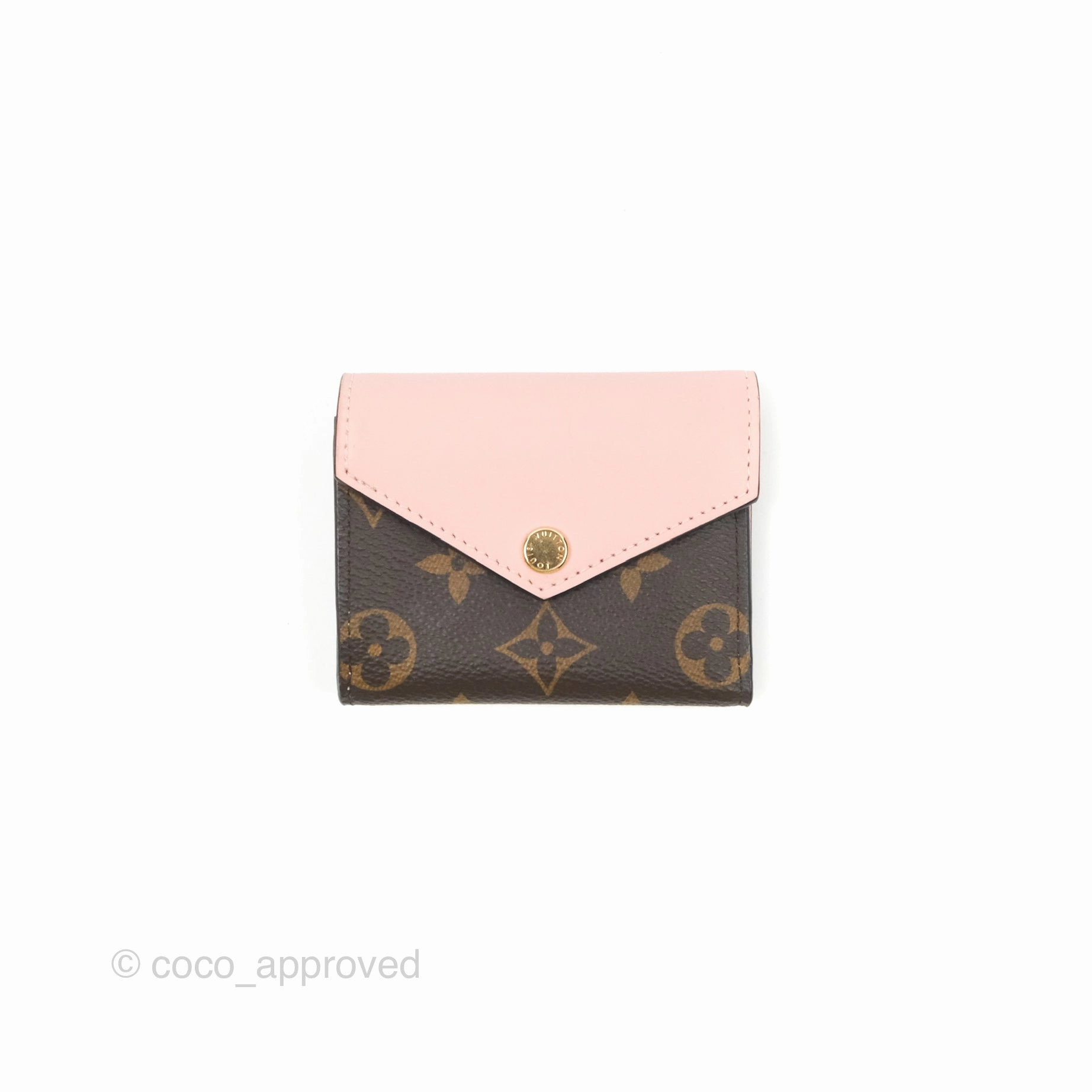 Louis Vuitton Victorine Wallet Monogram Canvas Rose Ballerina