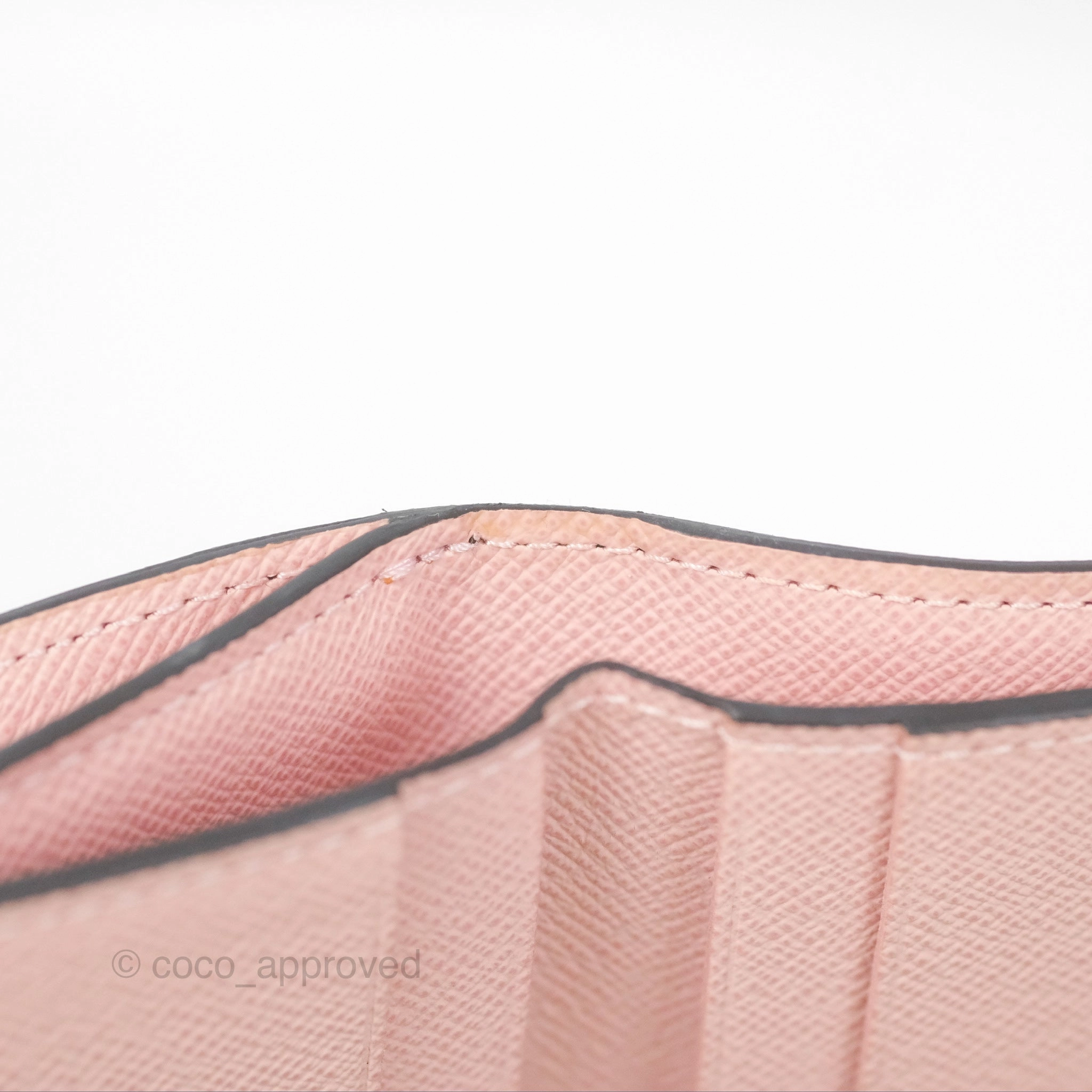 Louis Vuitton Victorine Wallet Monogram Canvas Rose Ballerina
