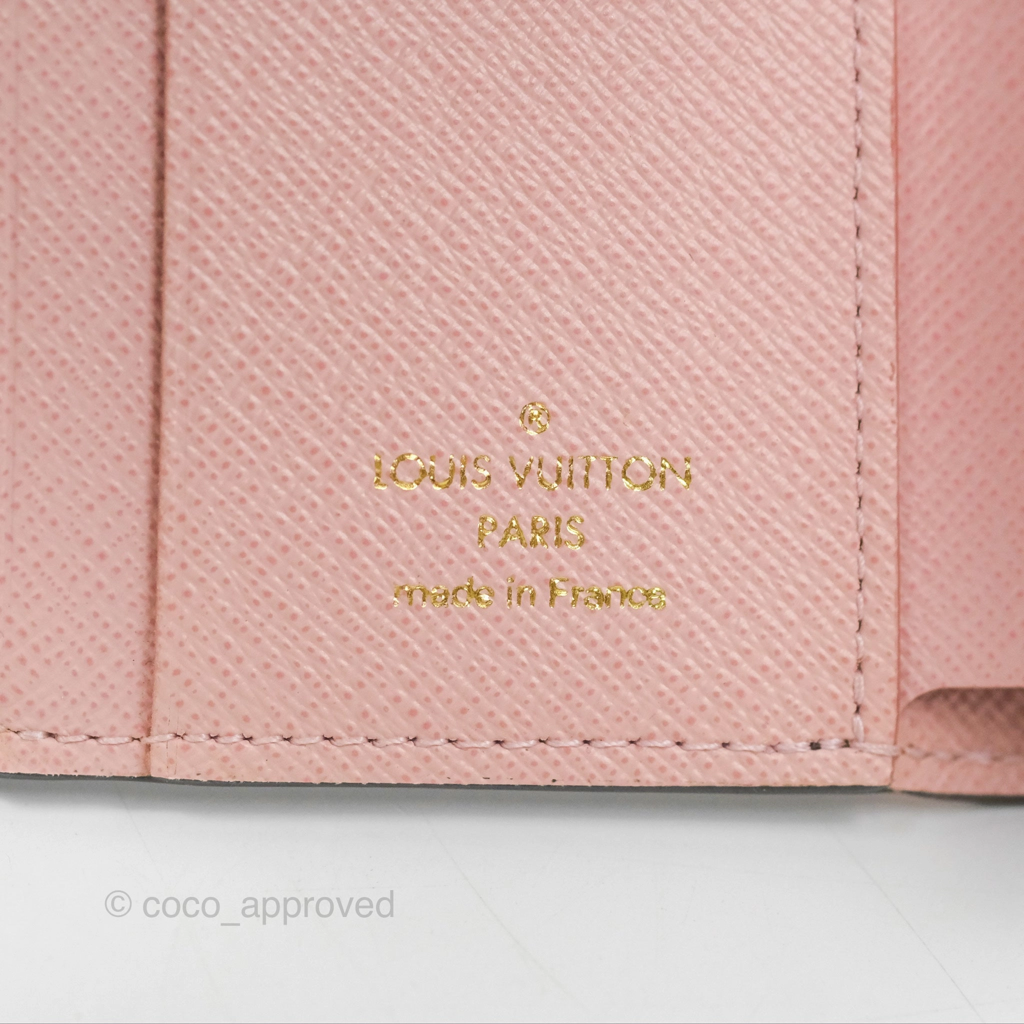 Louis Vuitton Victorine Wallet Monogram Canvas Rose Ballerina