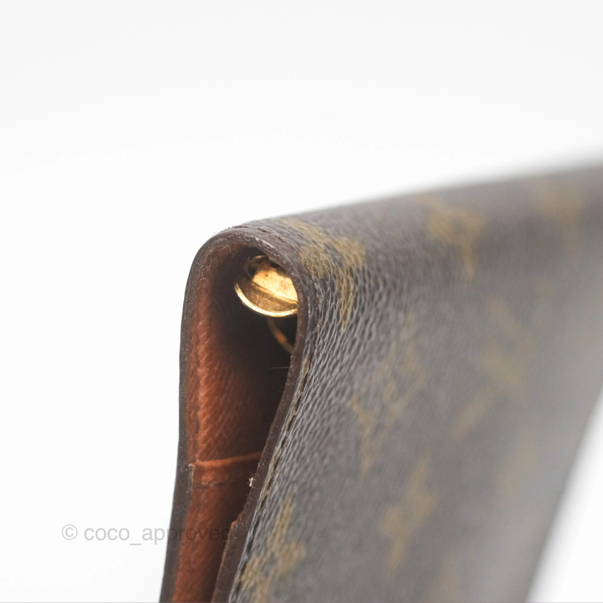 Louis Vuitton Vintage Small Ring Agenda Cover Monogram Canvas