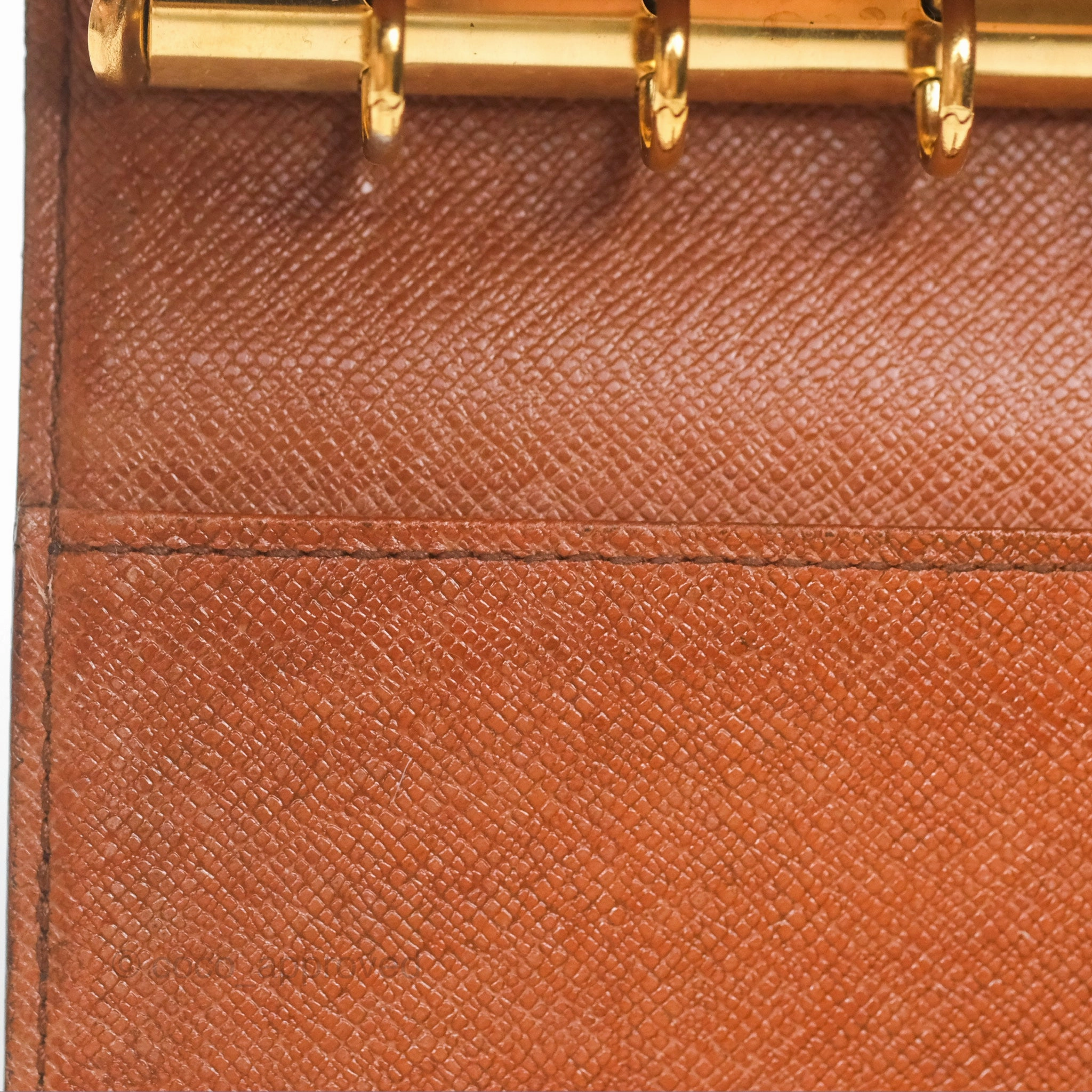 Louis Vuitton Vintage Small Ring Agenda Cover Monogram Canvas