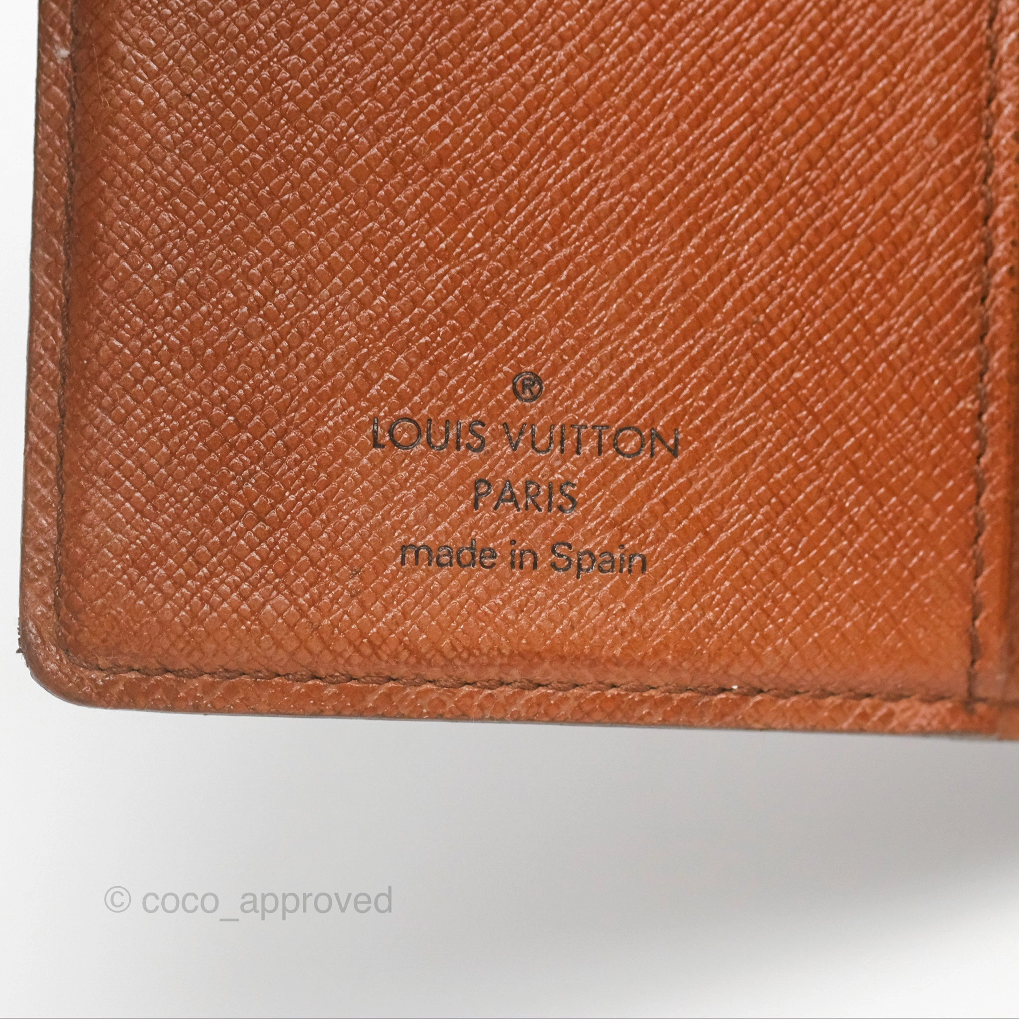 Louis Vuitton Vintage Small Ring Agenda Cover Monogram Canvas