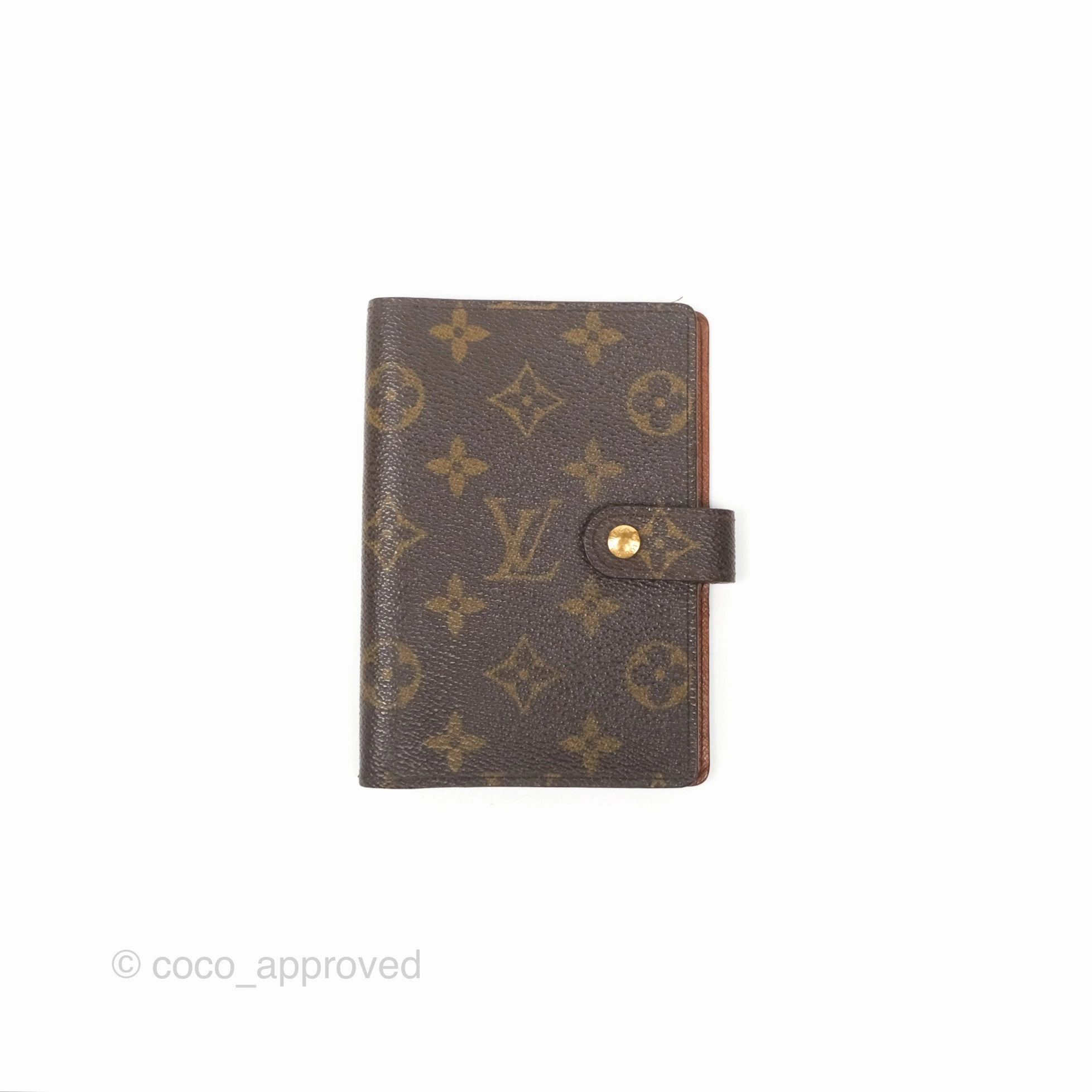 Louis Vuitton Vintage Small Ring Agenda Cover Monogram Canvas