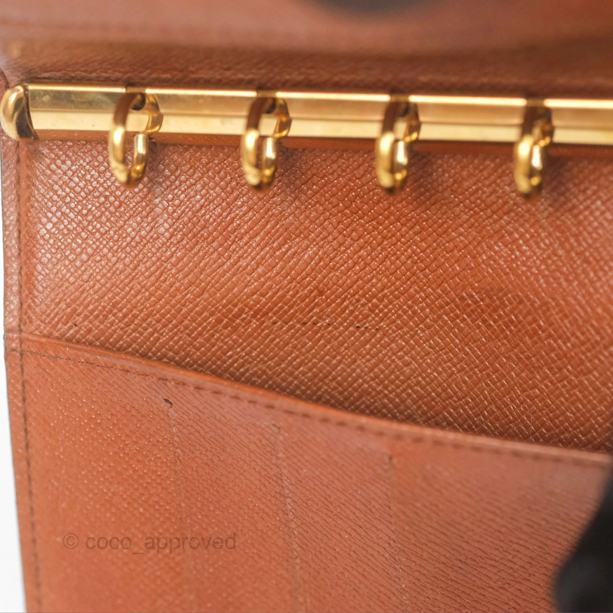 Louis Vuitton Vintage Small Ring Agenda Cover Monogram Canvas