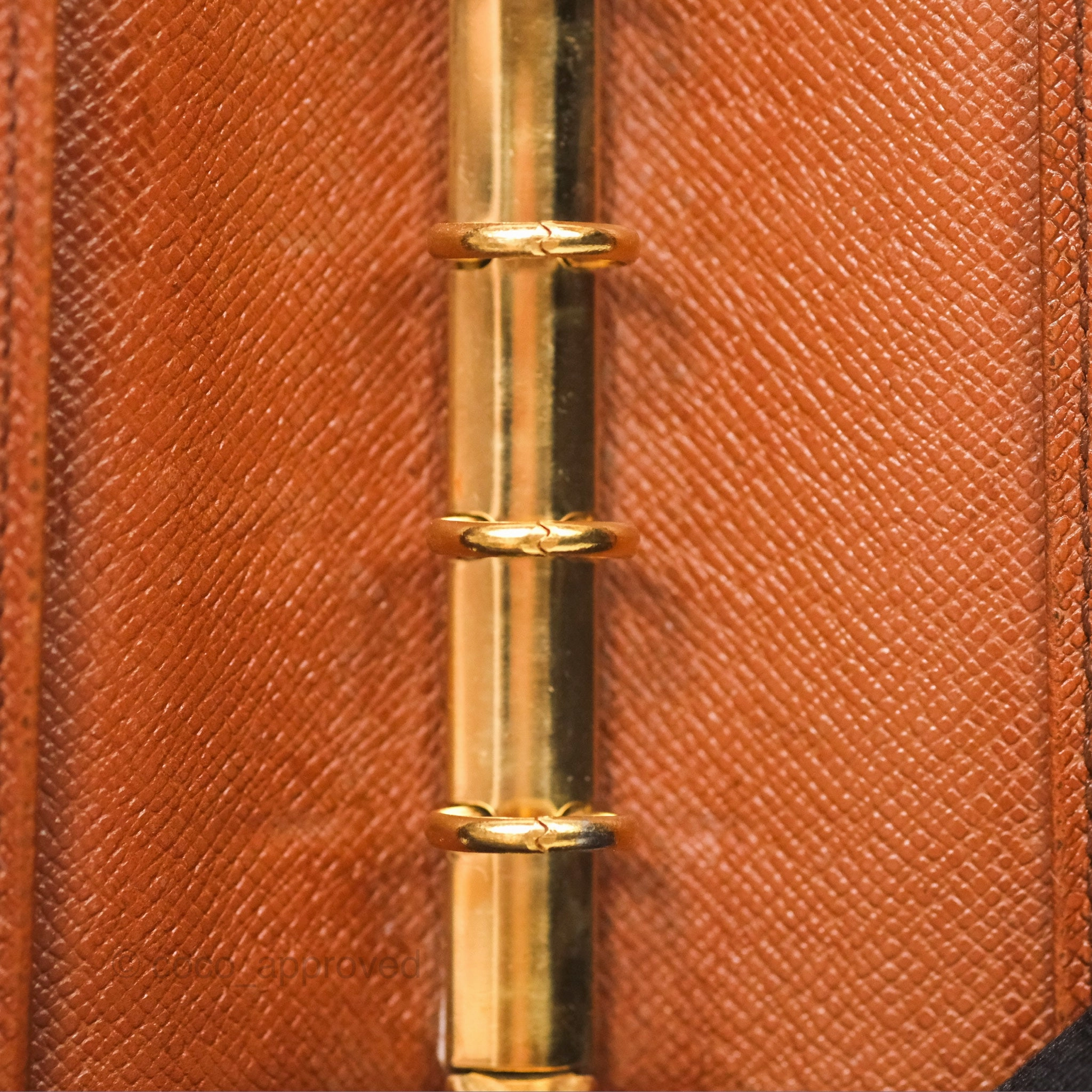 Louis Vuitton Vintage Small Ring Agenda Cover Monogram Canvas
