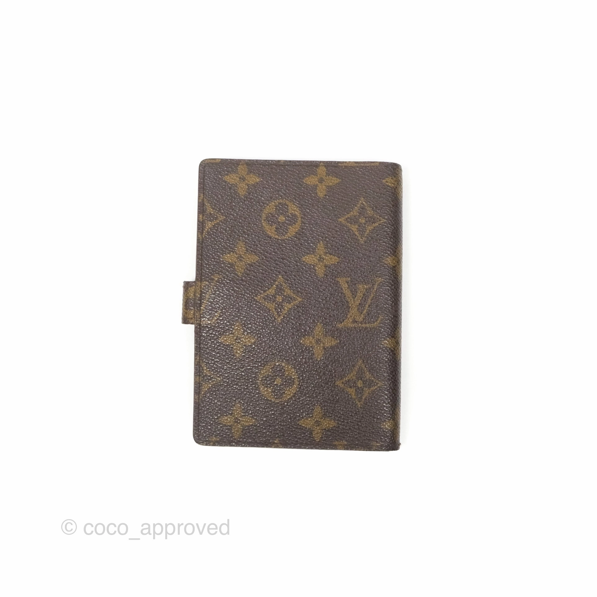 Louis Vuitton Vintage Small Ring Agenda Cover Monogram Canvas