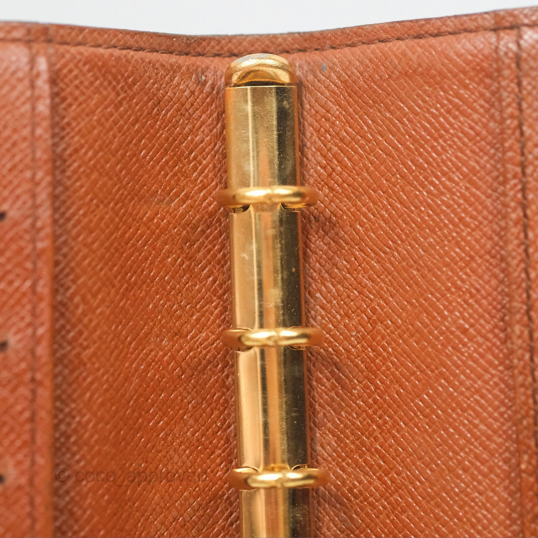 Louis Vuitton Vintage Small Ring Agenda Cover Monogram Canvas