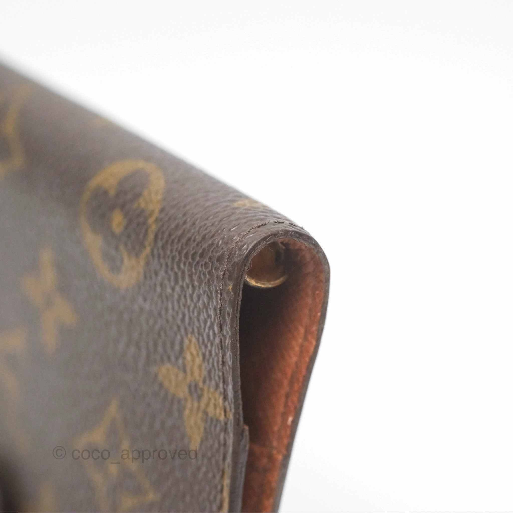 Louis Vuitton Vintage Small Ring Agenda Cover Monogram Canvas