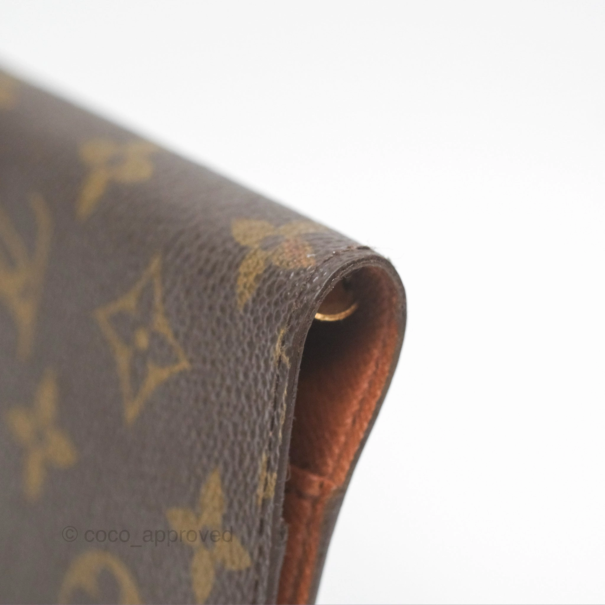 Louis Vuitton Vintage Small Ring Agenda Cover Monogram Canvas